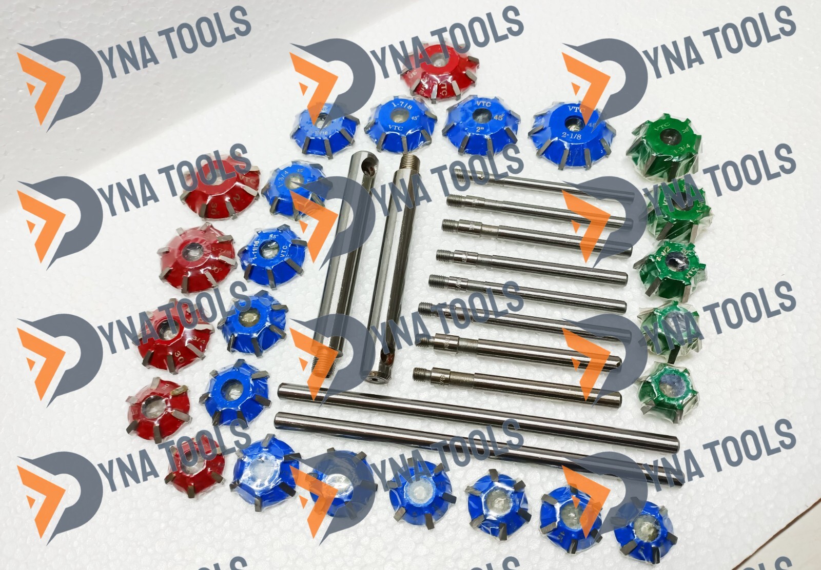 New Motorcycles 3 angle Valve Job Seat Cutter Set Carbide Tipped Best Quality