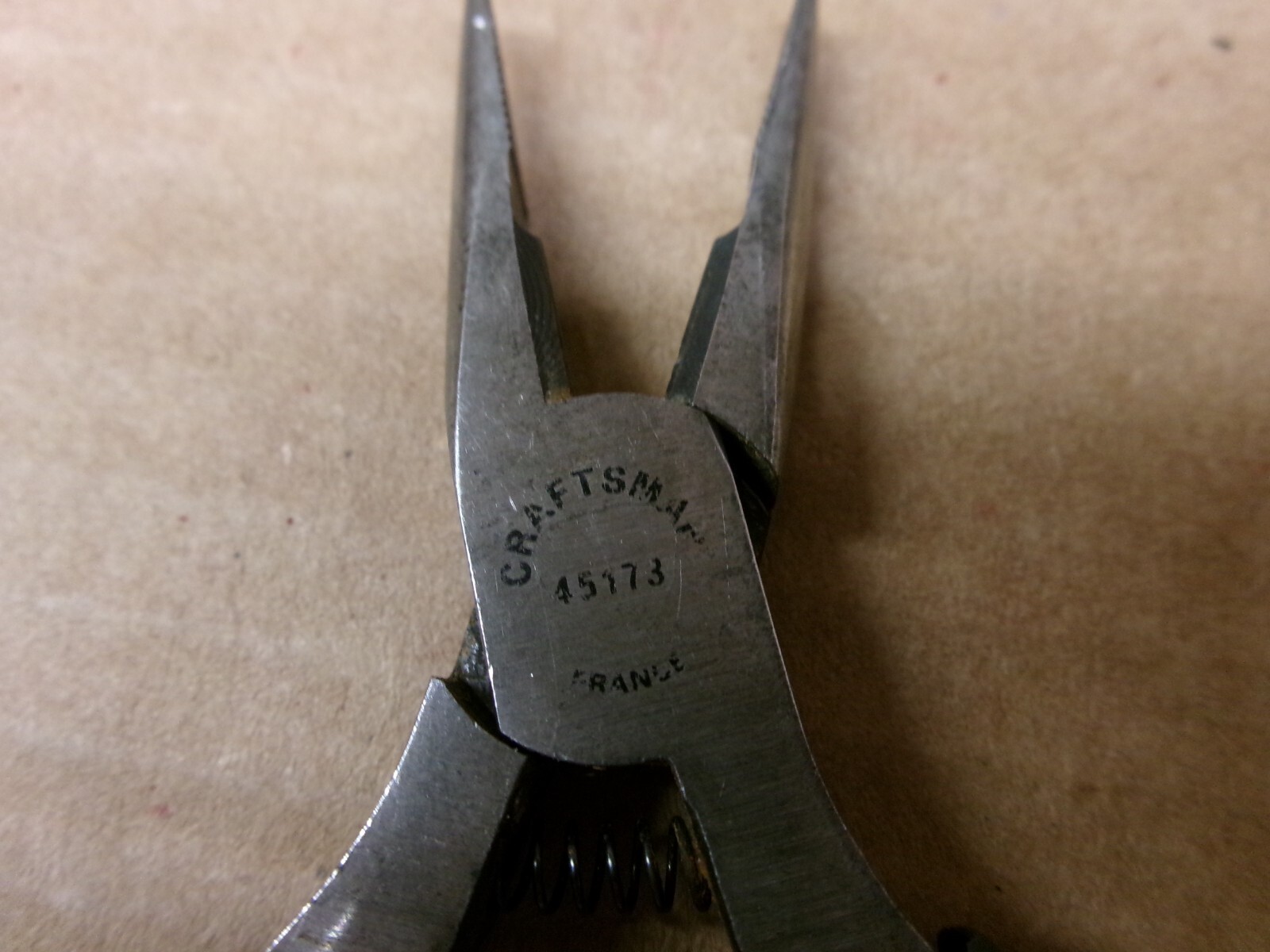 Craftsman France 5″ Spring Loaded Long Nose Pliers No 45173