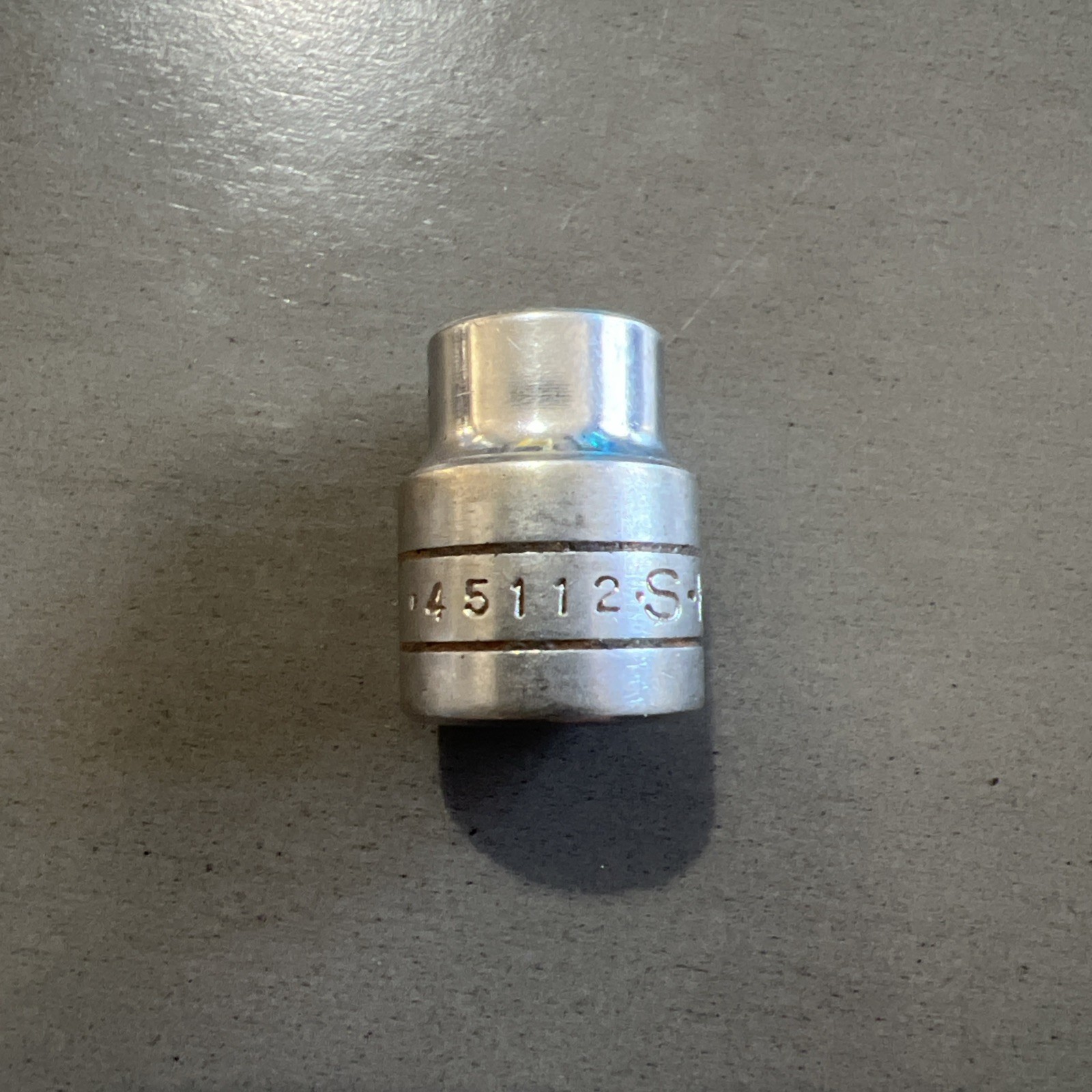 S-K Tools 3/8″ 6 Point Shallow Chrome Socket 3/8″ Drive 45112 USA