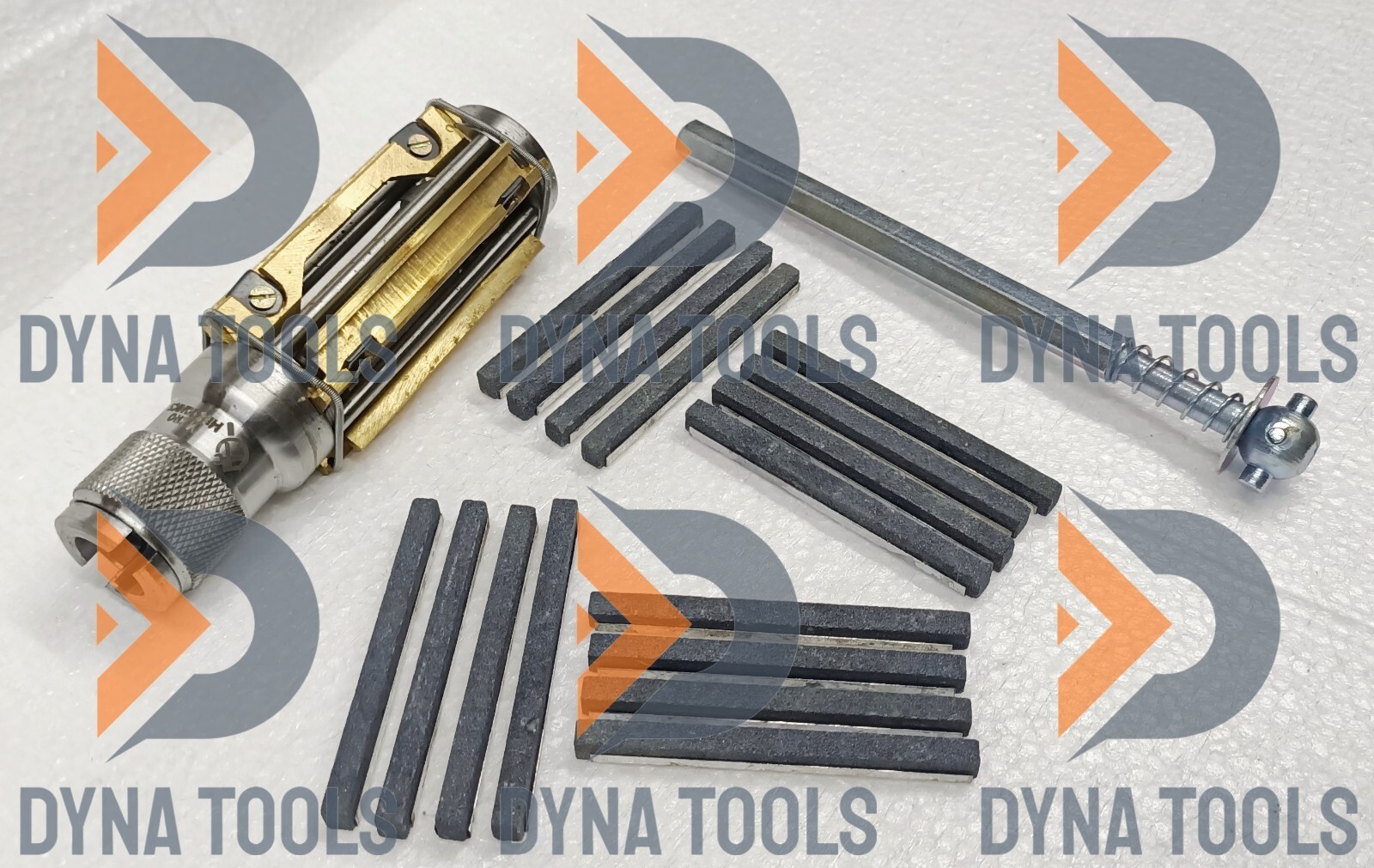 Hall Toledo Cylinder Engine Hone Kit 45 TO 65MM Honing Machine + 5x Set Stones