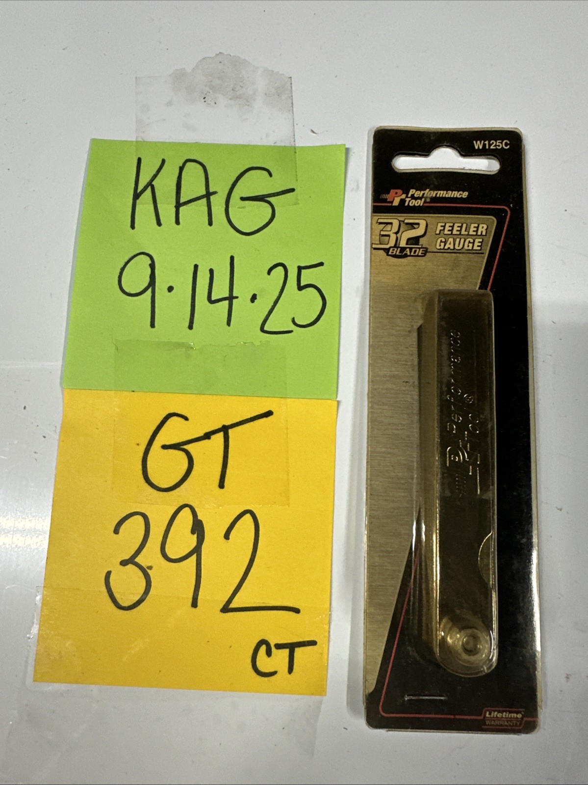 Performance Tool 32-Blade Feeler Gauge set W125C ~ 3 1/2 “ Long