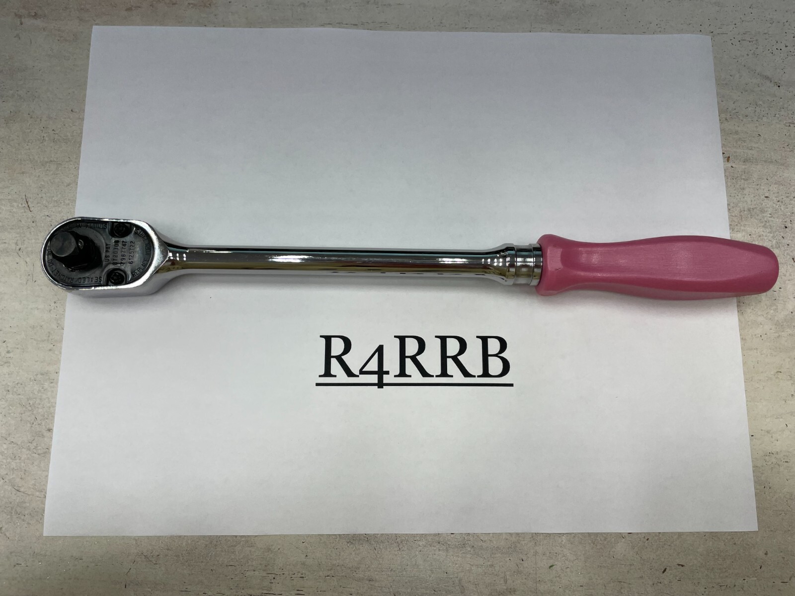 Snap-on Tools USA NEW 3/8″ Drive PINK PEARL Long Hard Handle Ratchet FHLD80PP