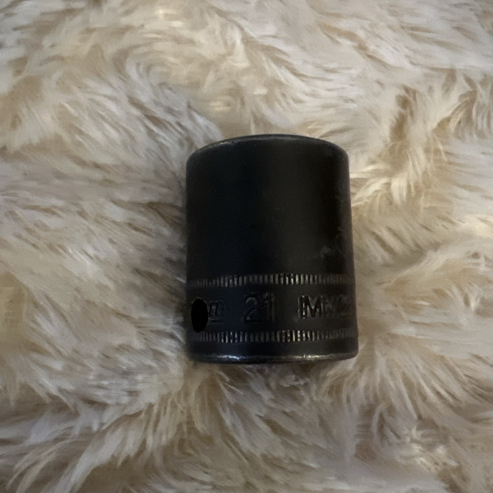 Snap On USA IMM210 1/2” Drive 21MM Metric 6 Point Shallow Impact Socket
