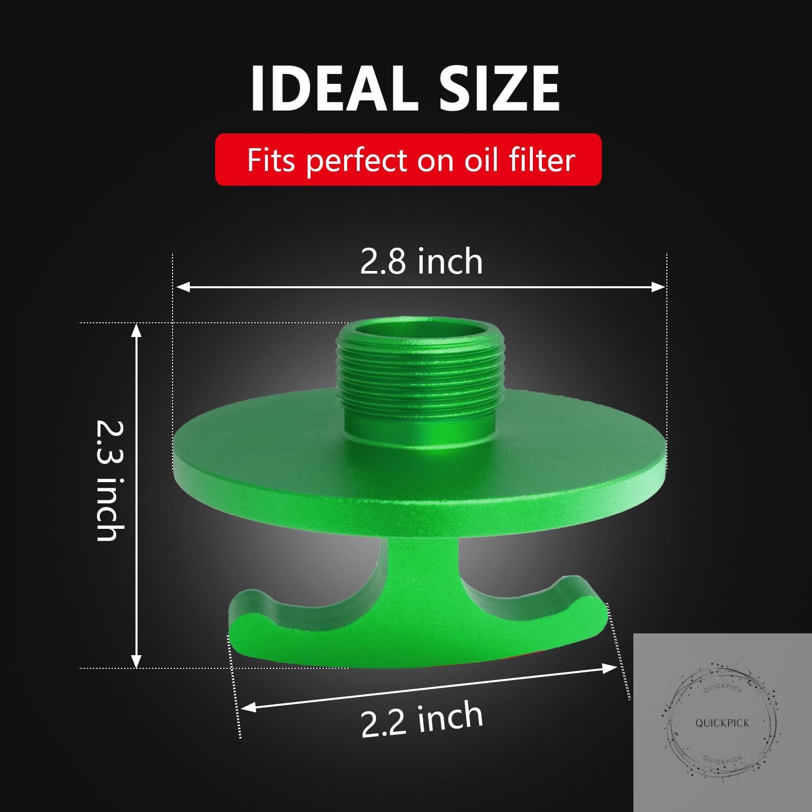 Oil Filter Plug Tool, Aluminum Alloy Oil Filter Cap Off Tool for Dodge Ram 2500,