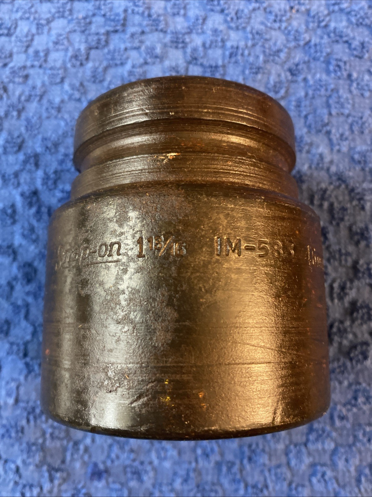 Snap-On 1-13/16″ (46mm) impact deep socket 1″ drive IM-583 Black Oxide 6 PT USA