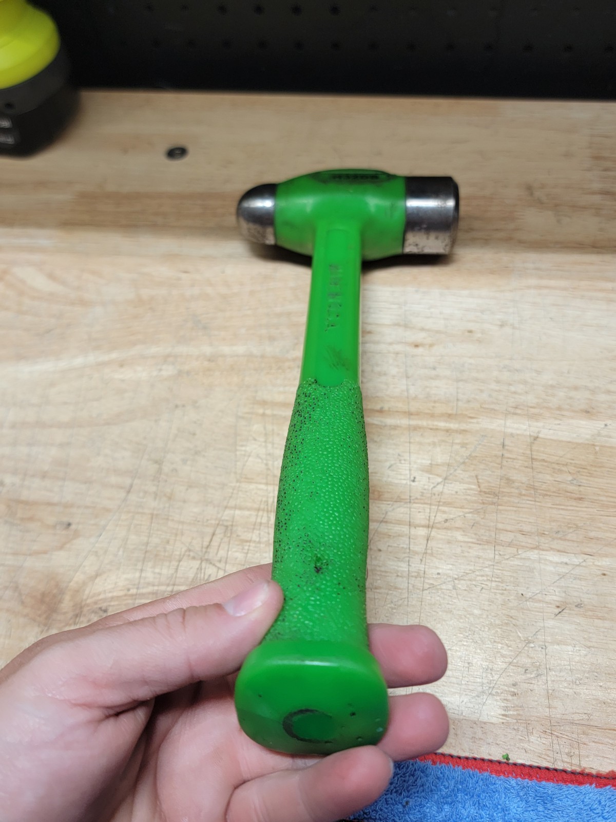 Matco Tools 32oz Ounce Ball Peen Dead Blow Hammer Green BH32DB Made in USA