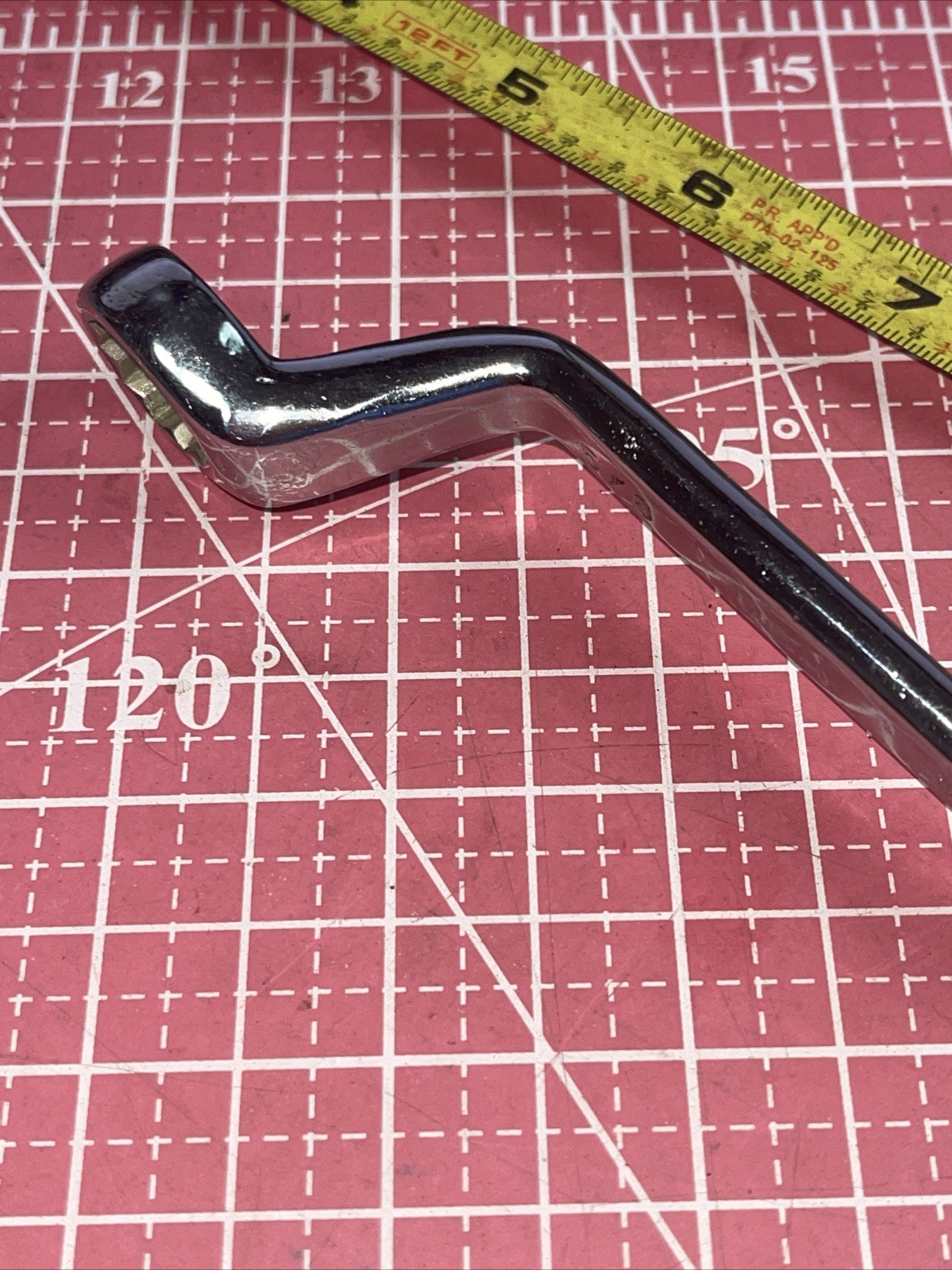 NOS Duro Indestro USA 743a 5/8 X 3/4 In SAE 12 Point Box End Wrench 5/8” Stubby