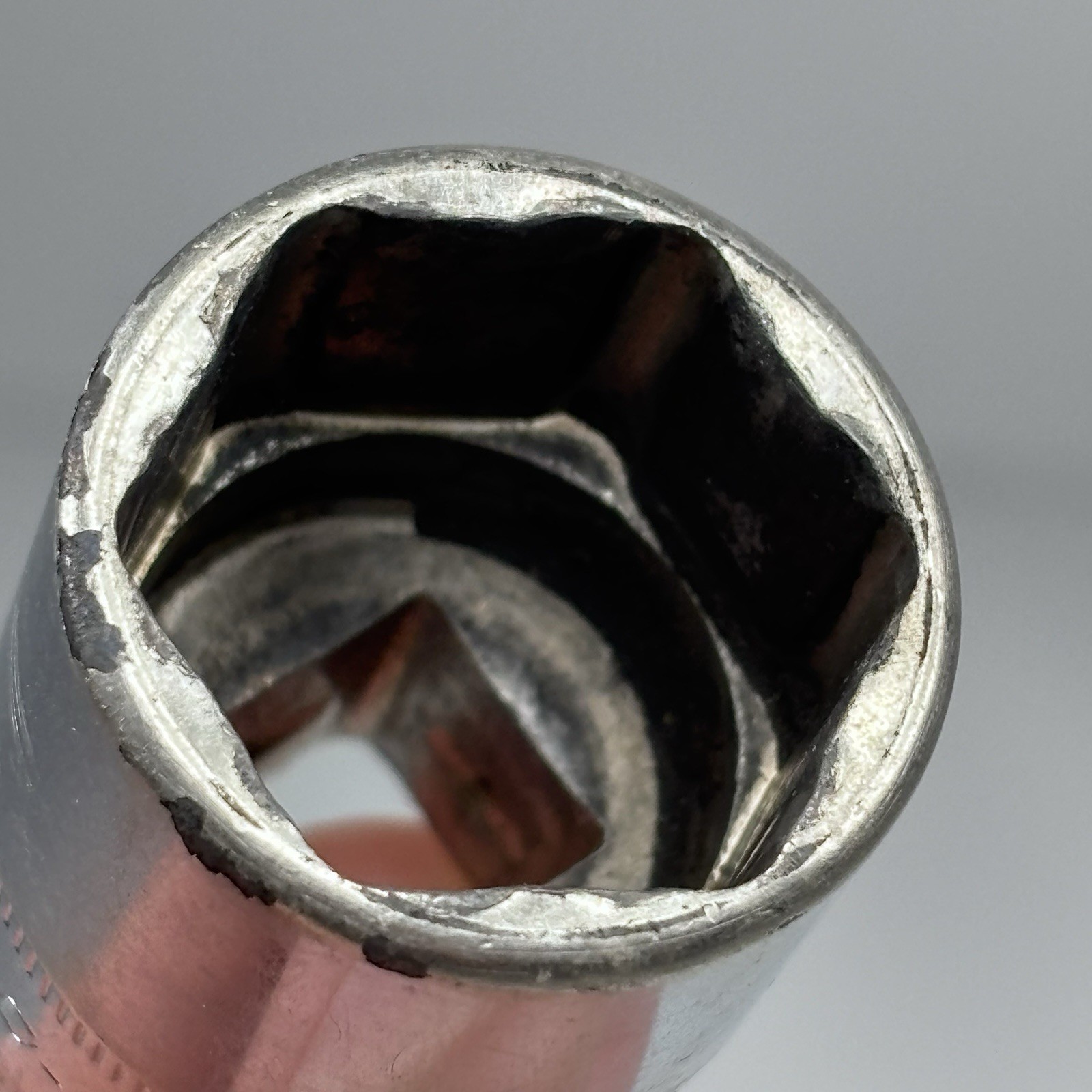 Snap On Tools FSM191 3/8 Dr 6Pt Metric 19mm Flank Dr Shallow Chrome Socket USA
