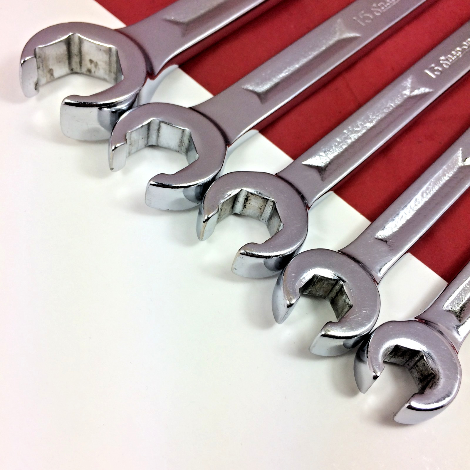 Snap-on 9mm-21mm RXM605 Metric Double End Flare Nut Line Wrench Set