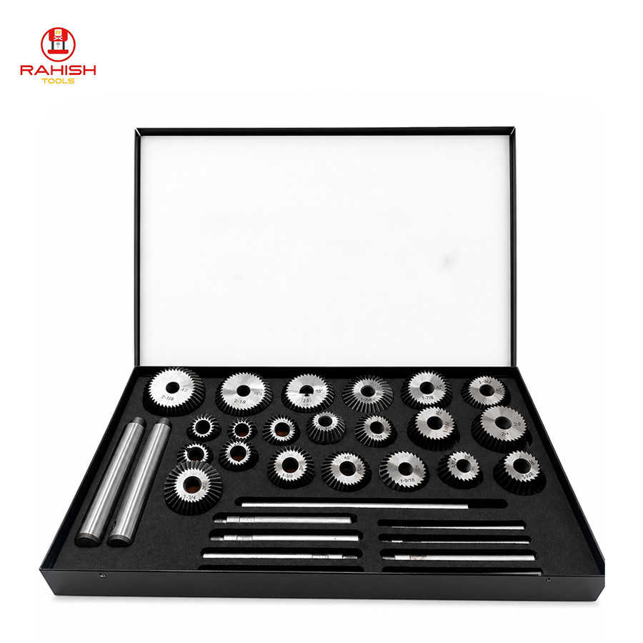 Valve Seat & Face Cutter Set 21 Pcs Set For Vintage Cars & Bikes RAHISHTOOLS