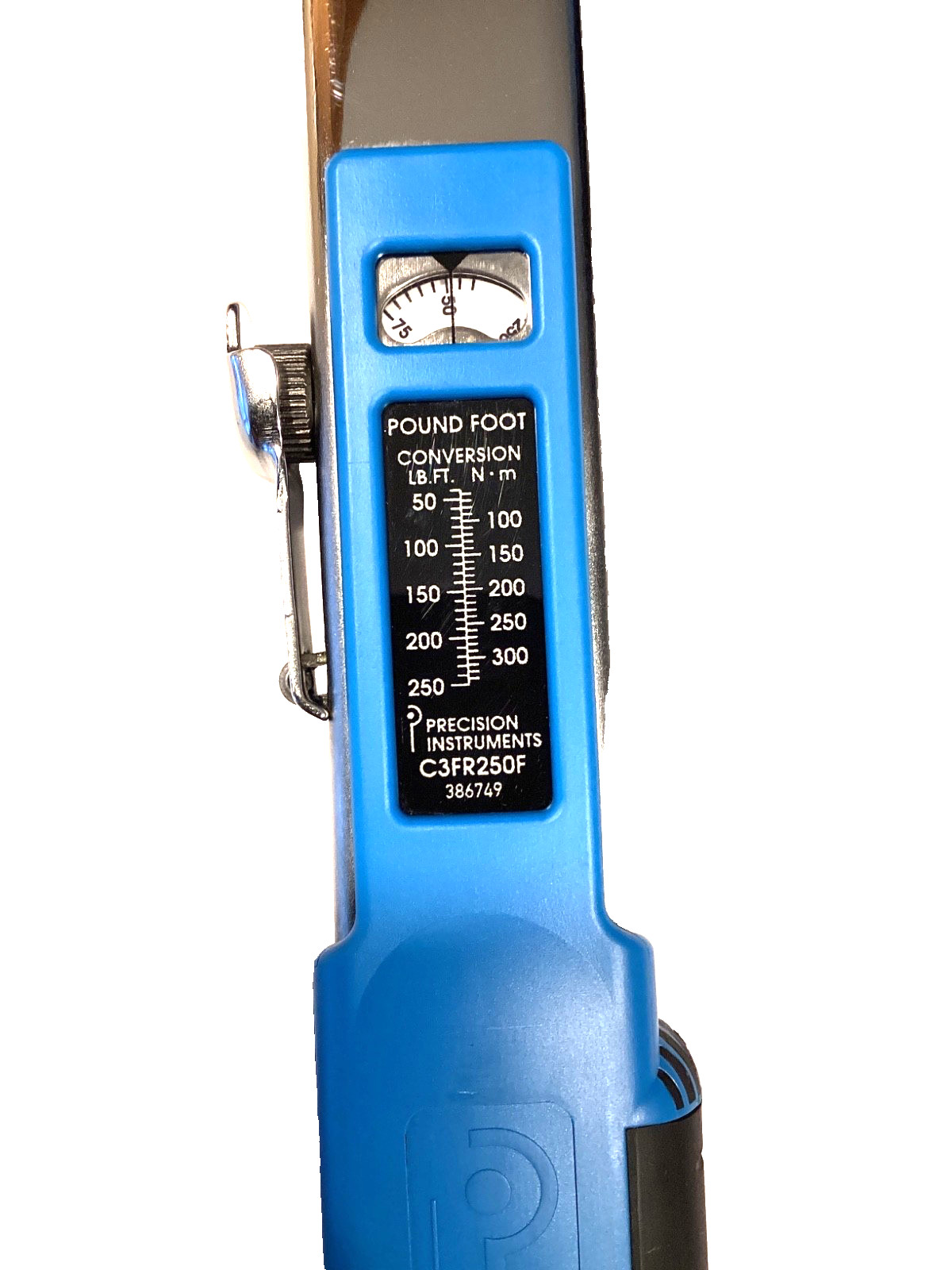 Precision Instruments USA 1/2″ Drive Torque Wrench With Snap Latch Case C3FR250F