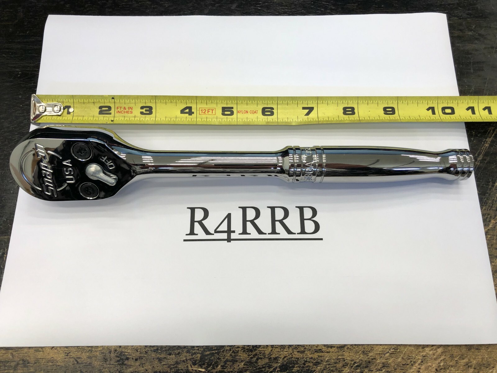Snap-on Tools USA NEW STYLE 1/2″ Drive Fine 80 Tooth Chrome Handle Ratchet S80A