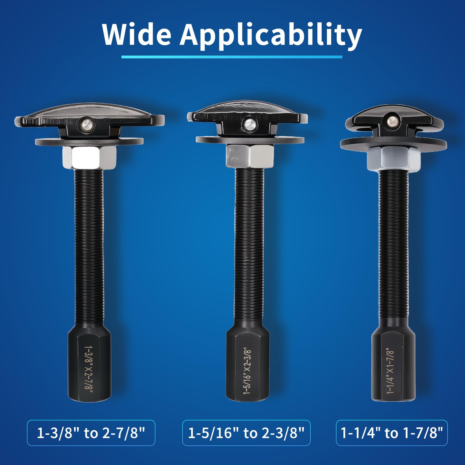 3Pcs Rear Axle Bearing Puller Tool Set Slide Hammer Removal Kit