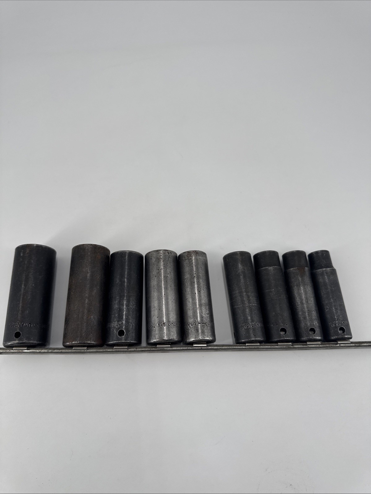 Snap On SIM160-320 1/2″ Drive 9 piece Impact Deep Socket Set 1/2″- 1″ 6 pt