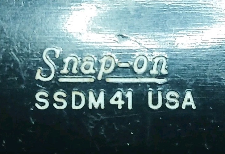 Vtg SNAP-ON SSDM41 Magnetic Multi Bit Driver, W/ Black Handle U.S.A.