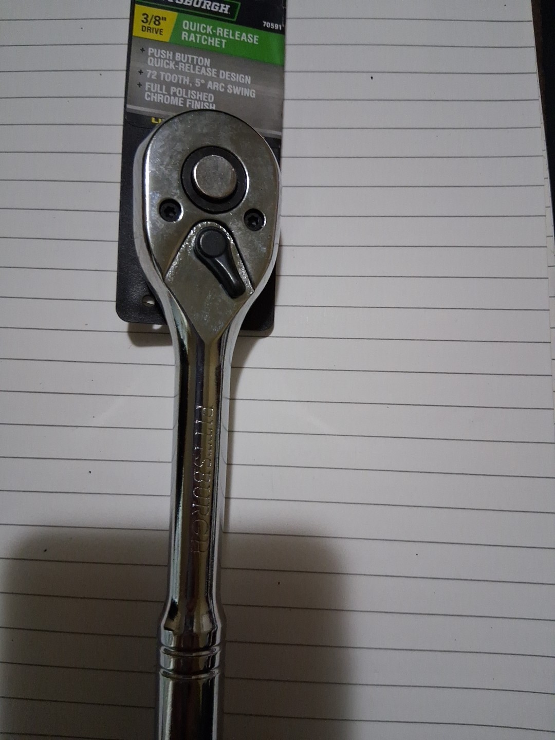 Pittsburg 3/8″ Drive Quick Release Ratchet Brand New