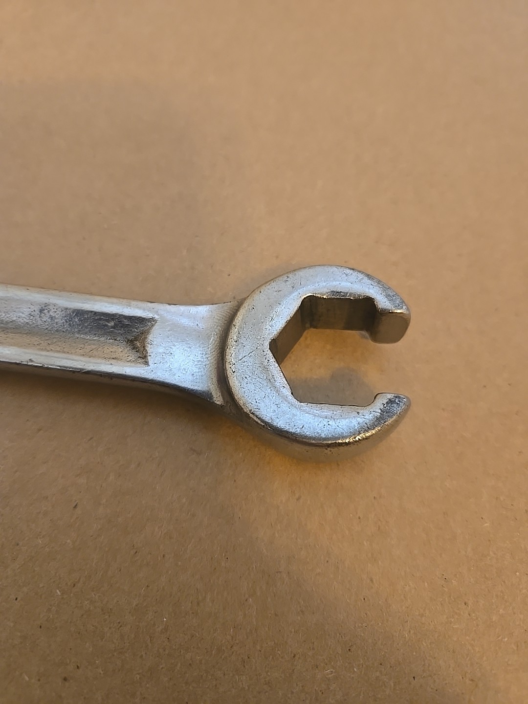 Snap On 5/8″-11/16″ 6PT SAE Chrome Flare Nut End Wrench USA RXH2022S