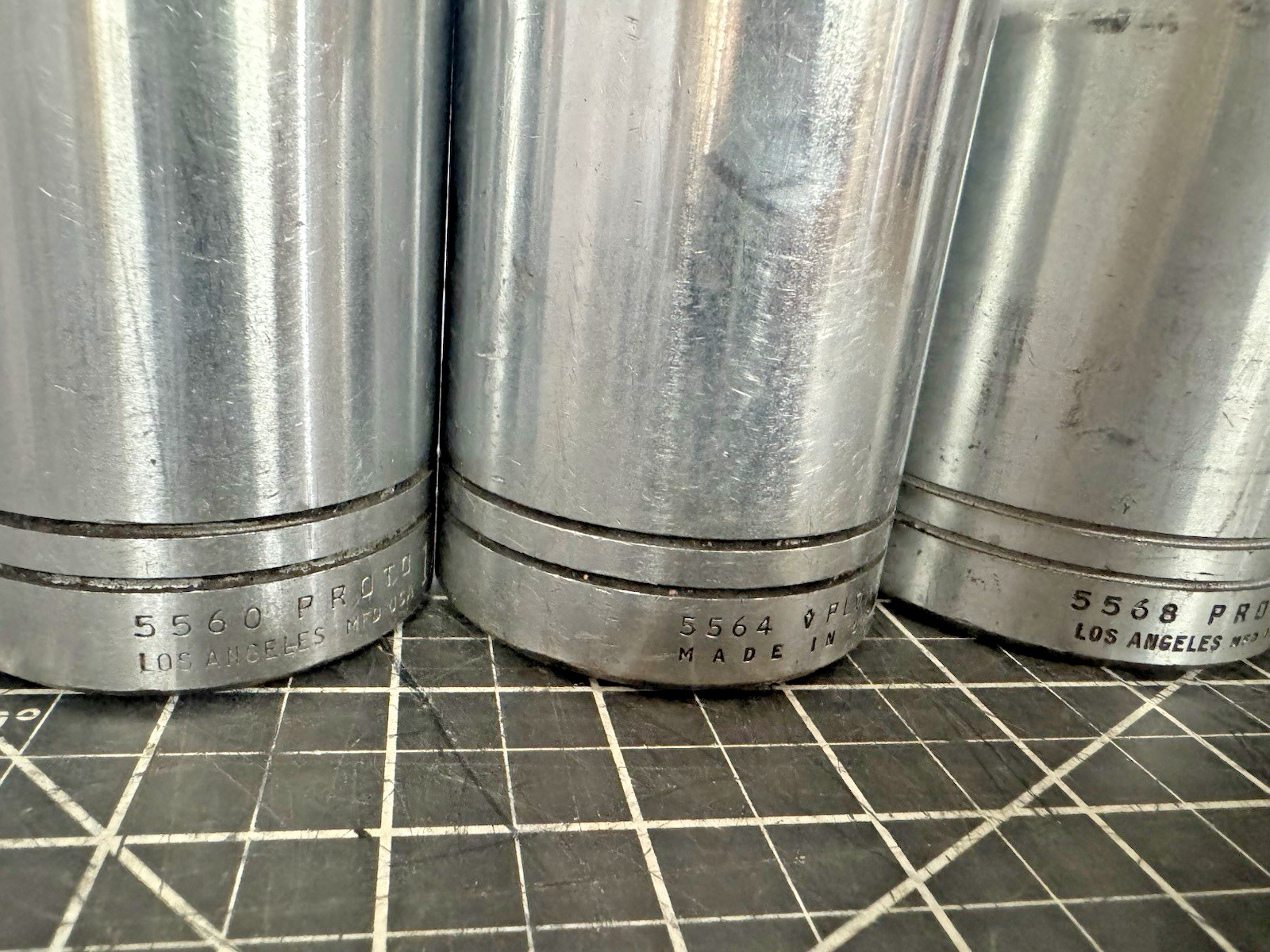 Vintage Proto / Plomb 23pc 3/4” Drive Socket Set w/ Case #5695 – 1940s-50s USA