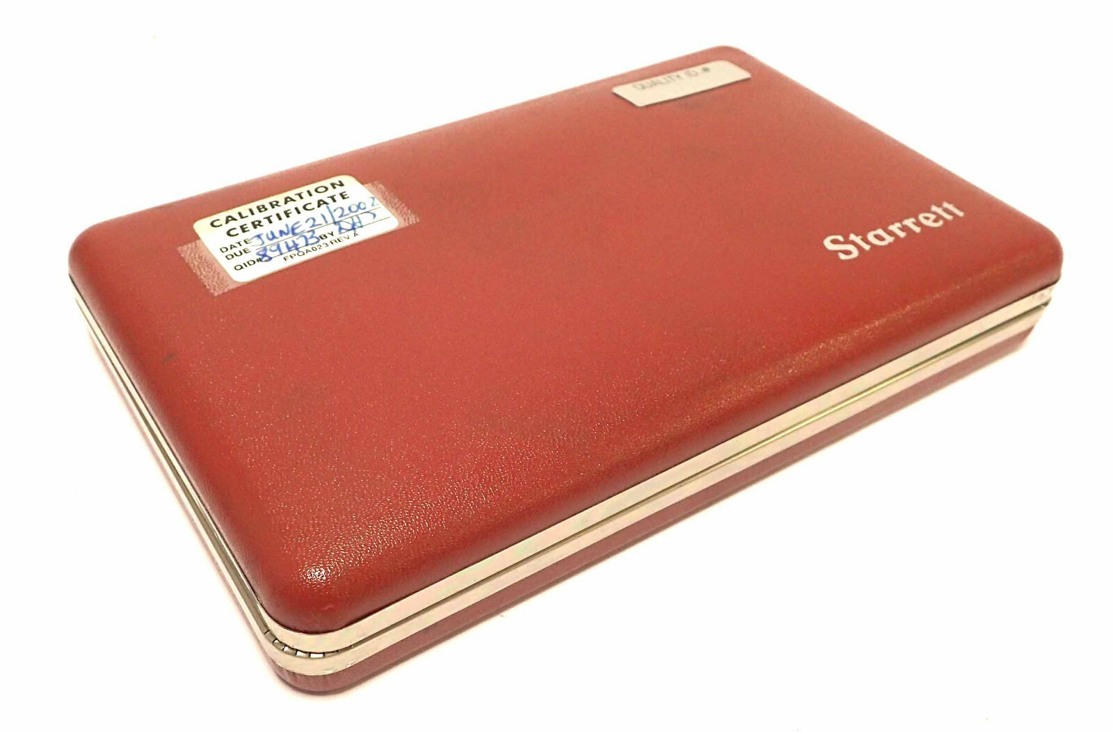 STARRETT 124A SOLID MEASURING RODS INSIDE MICROMETER SET, WITH STORAGE CASE!!