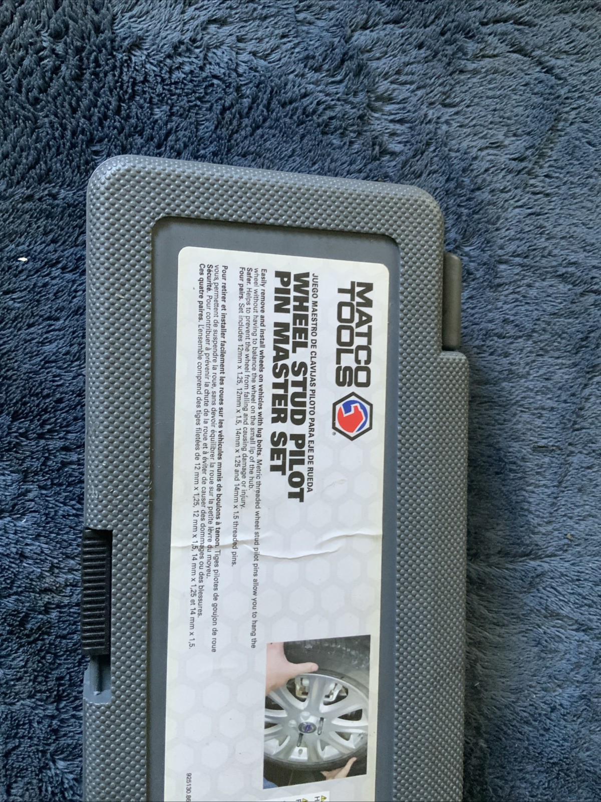 Matco Wspp4, Wheel Stud Pilot Pin Master Set….see Pics…
