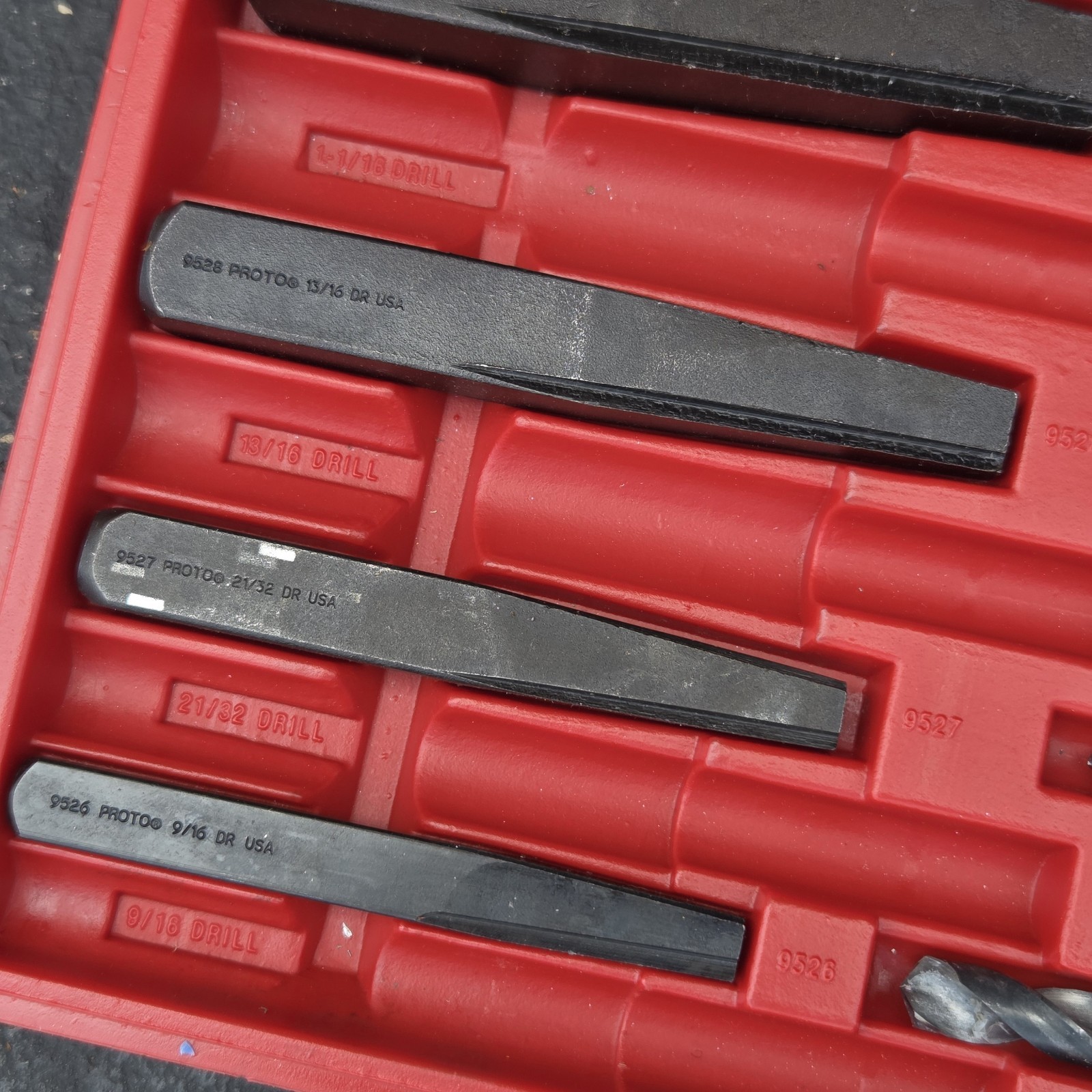 Proto Screw & Pipe Extractor Set No. 9500B USA Made Incomplete