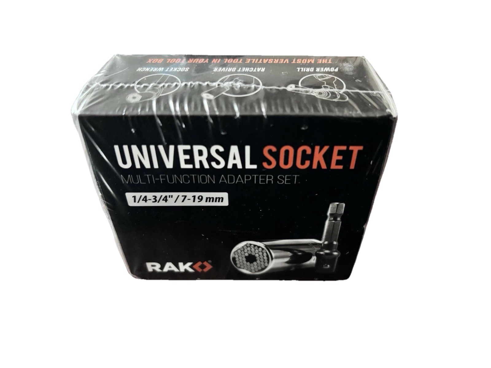 RAK Universal Socket Tool 1/4”-3/4” 7-19mm Multi-Function Adapter Grip Wrench