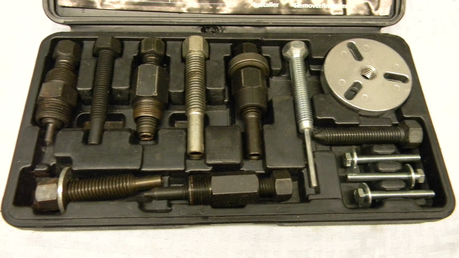 SNAP-ON DELUXE A/C CLUTCH HUB PULLER AND INSTALLER KIT #ACT1300A