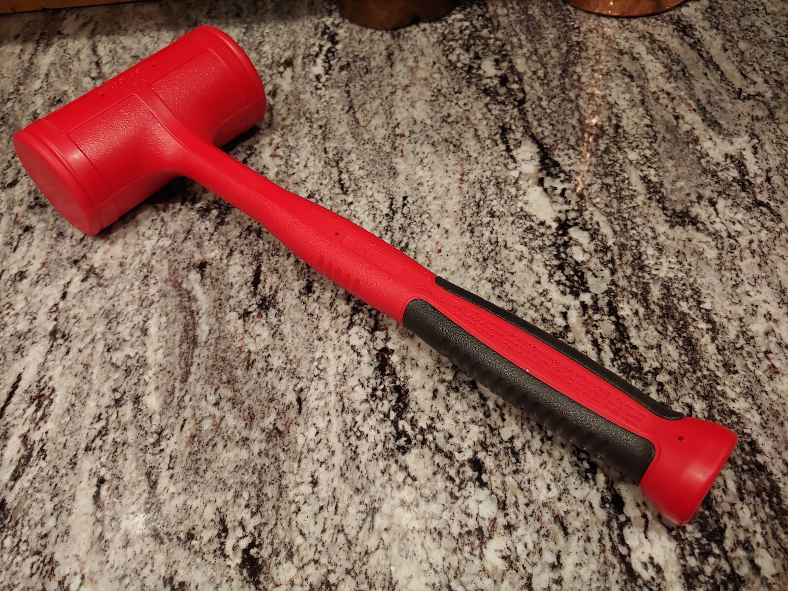 Snapon Tools 56 oz Soft Grip Dead Blow Hammer- RED