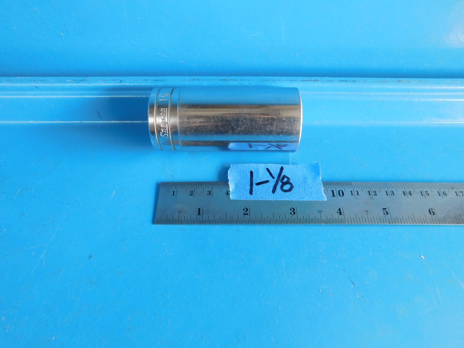 USED,SNAP ON TOOLS » 1-1/8 IN. » 1/2 IN. DR. DEEP 12 POINT SOCKET, PART#S361