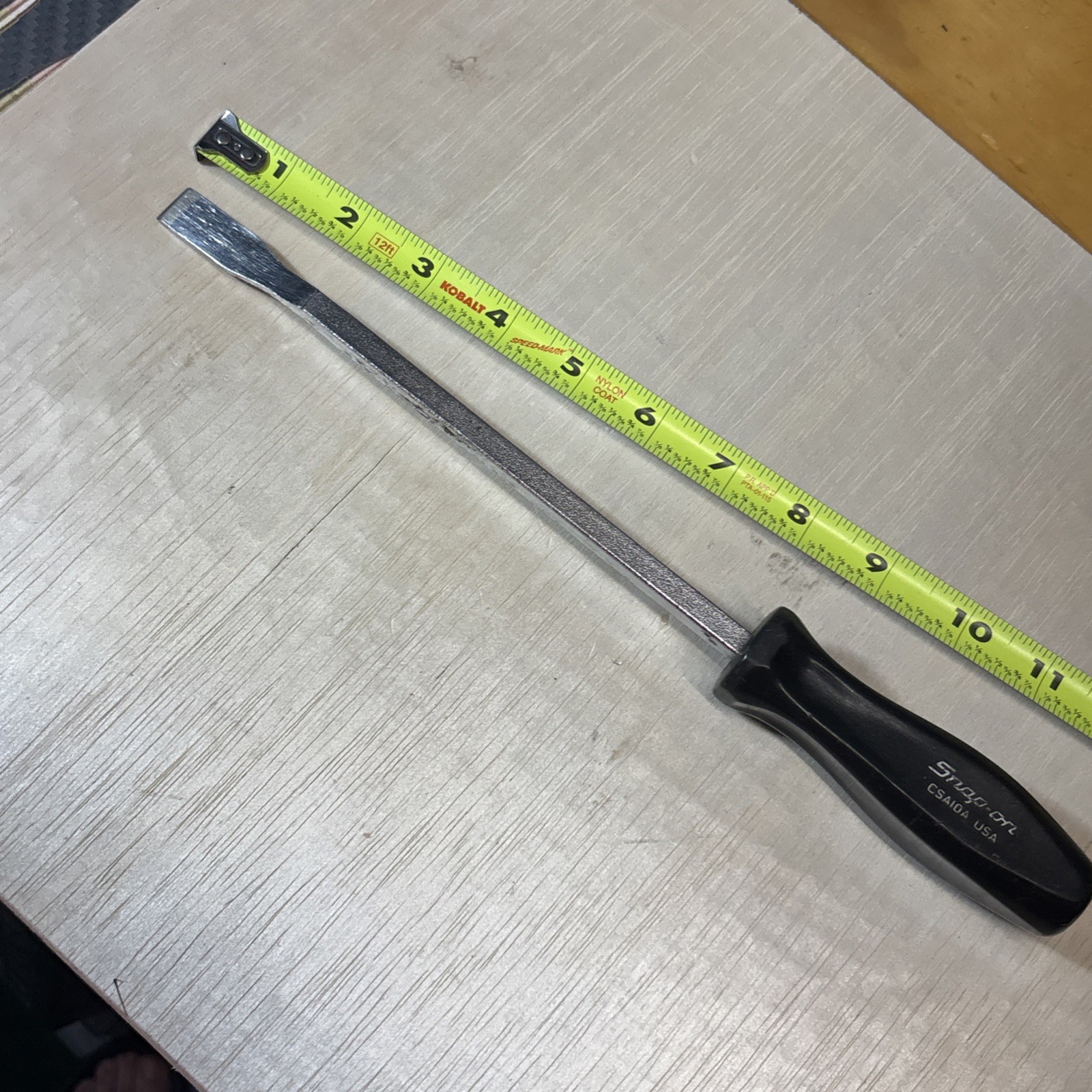 USED SNAP ON CSA10 BLACK HANDLE 8″ RIDGID CARBON GASKET SCRAPER CSA 10 12″ OAL