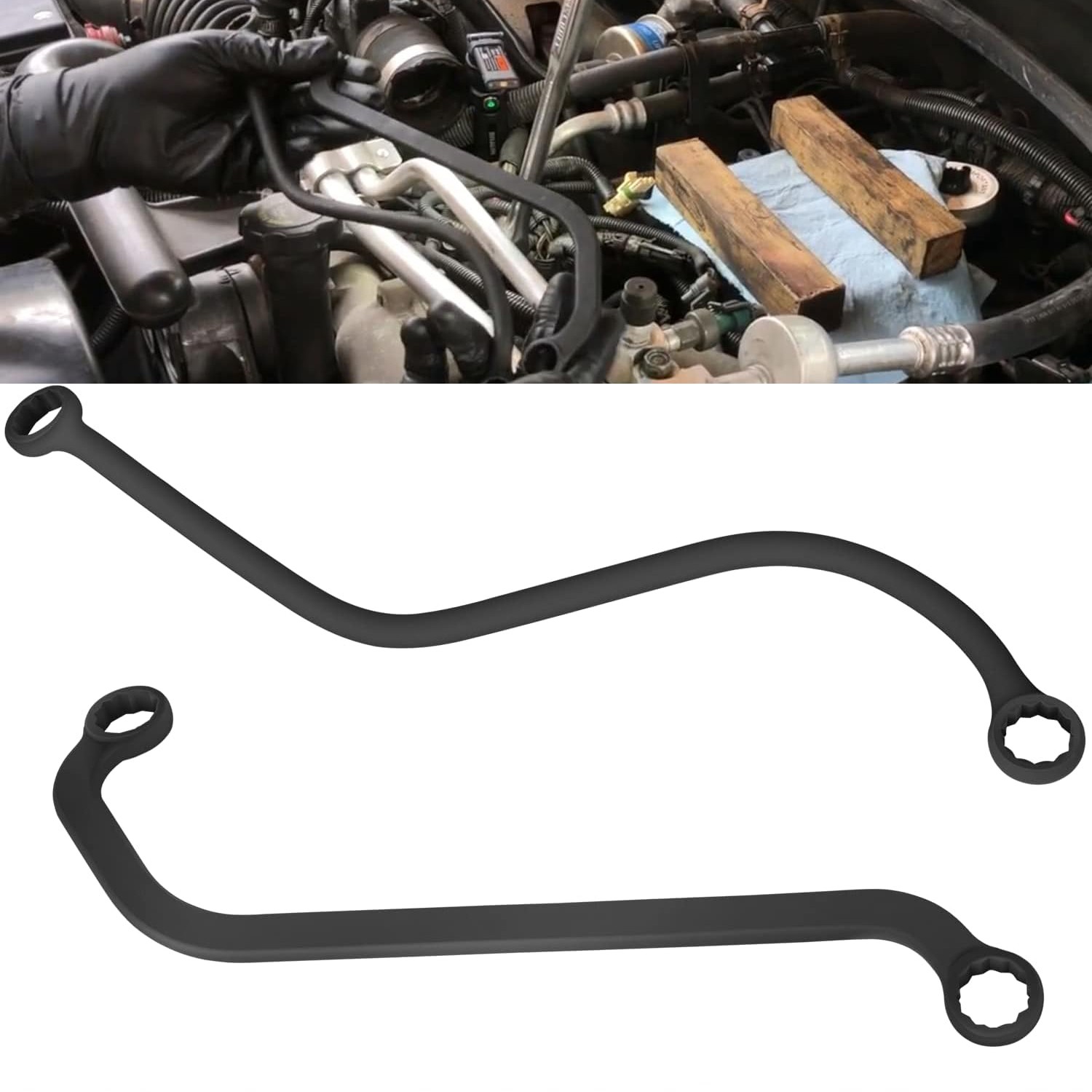Injection Pump Wrench Set Loosen Tighten Injection Pump Bolts for 1996-1999 GM