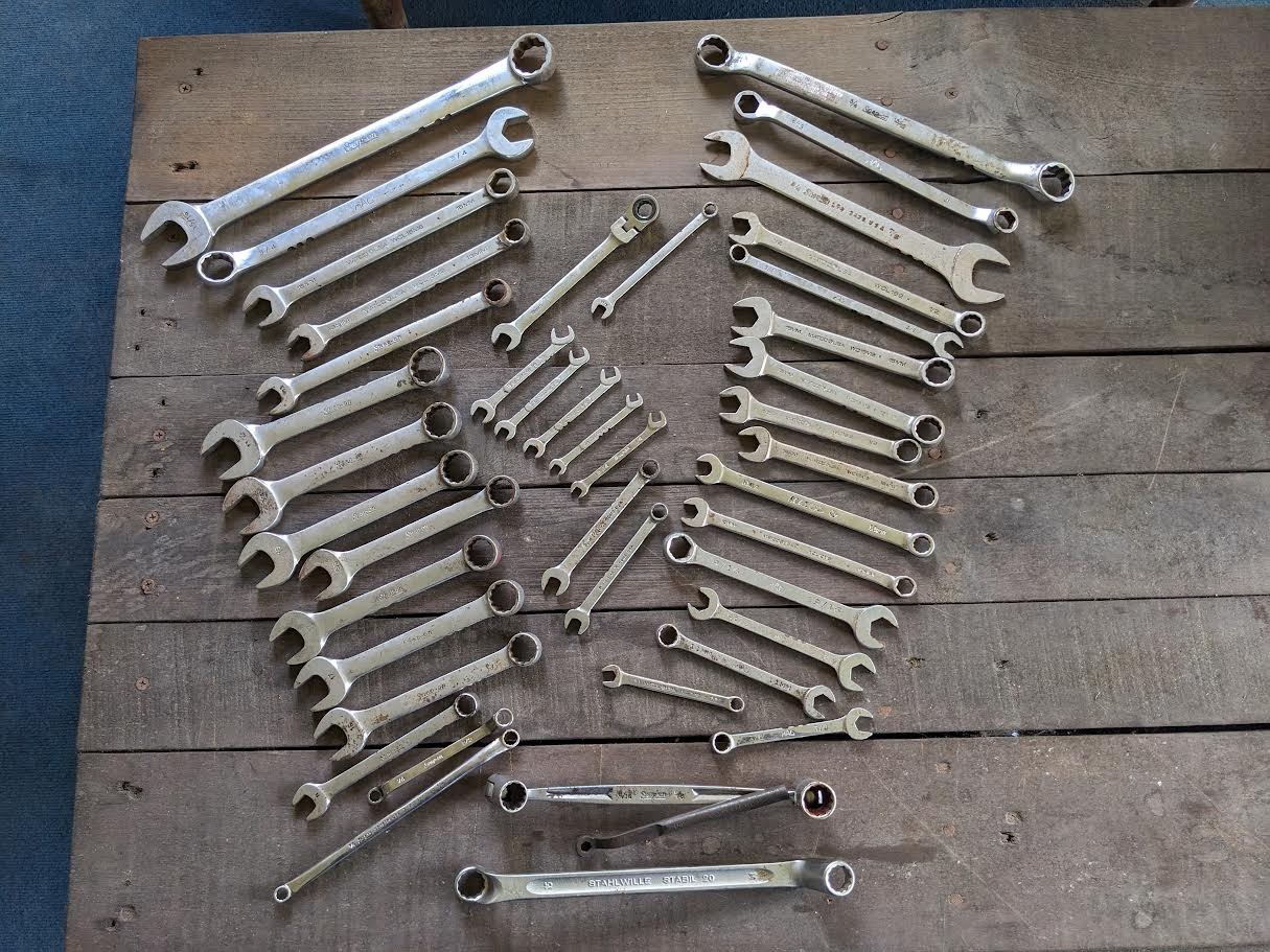 Snap on, Matco, MAC, etc. mixed lot of various wrenches