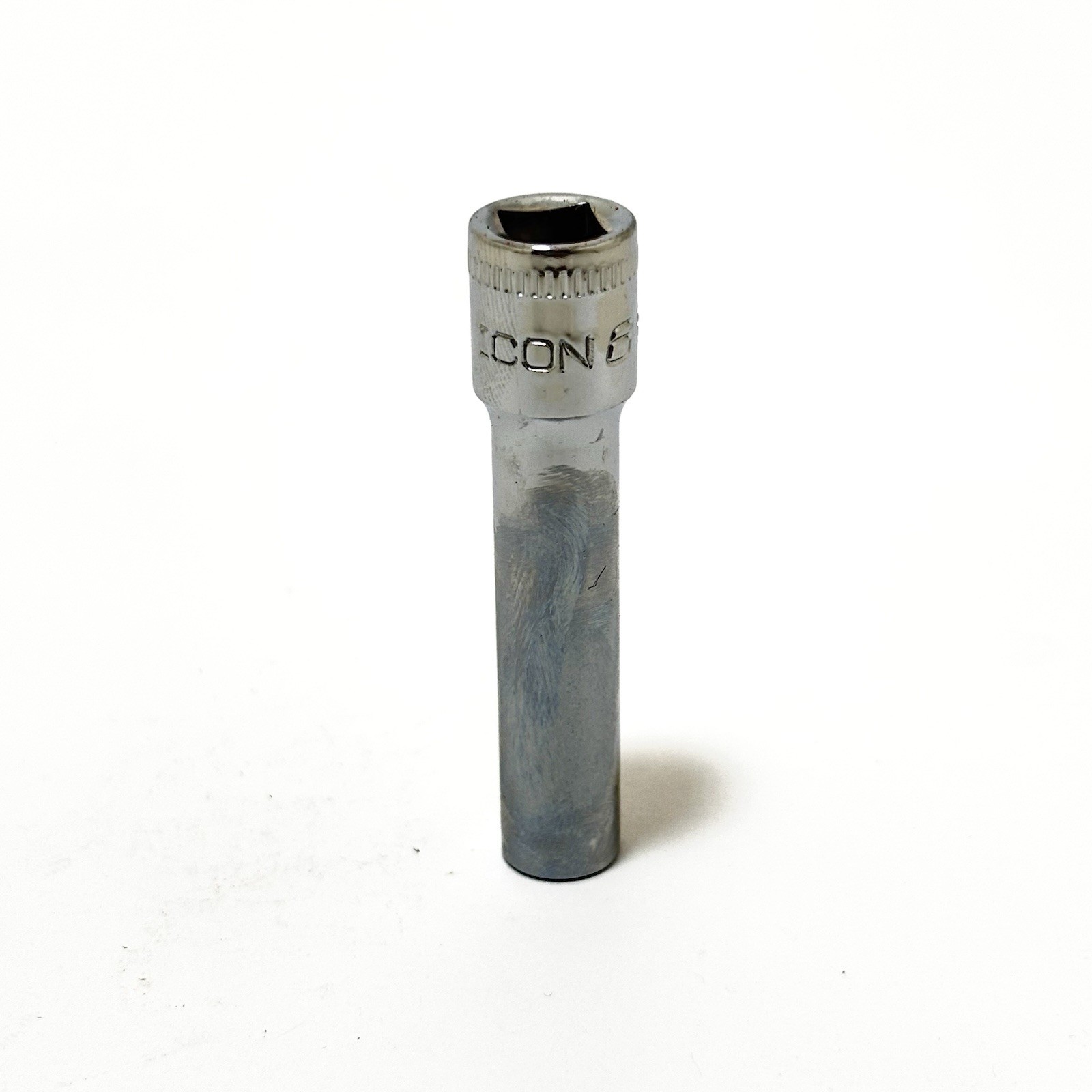 NEW ICON 1/4 INCH DRIVE METRIC DEEP SOCKET 6 PT SOLD INDIVIDUALLY PICK SIZE