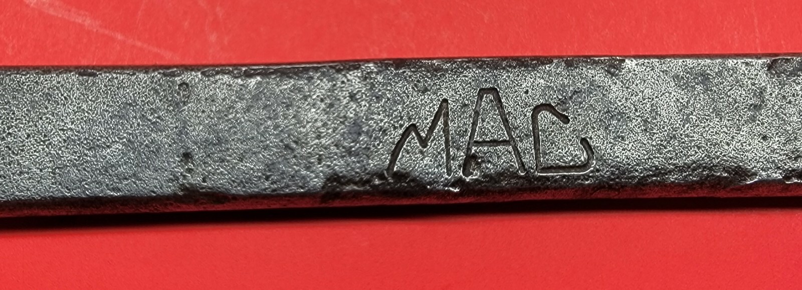 Vtg MAC Tools DA36 American SAE 1-1/8 Angle Head 4 Way Open End Wrench USA