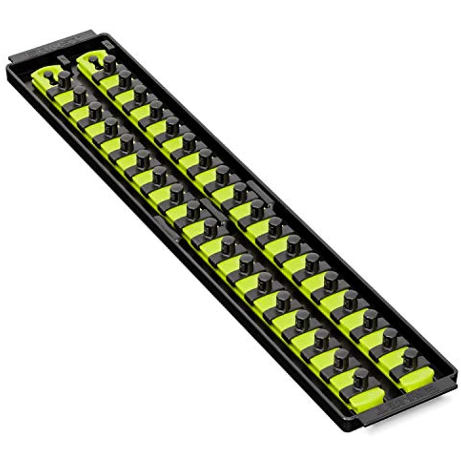 Ernst Manufacturing 19-Inch Socket Boss Premium 2-Rail, 3/8-Inch-Drive Socket