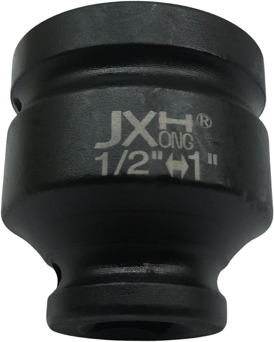 1/2 Drive 1 4-Point Square Socket Heat Treated Cr-V Alloy Steel