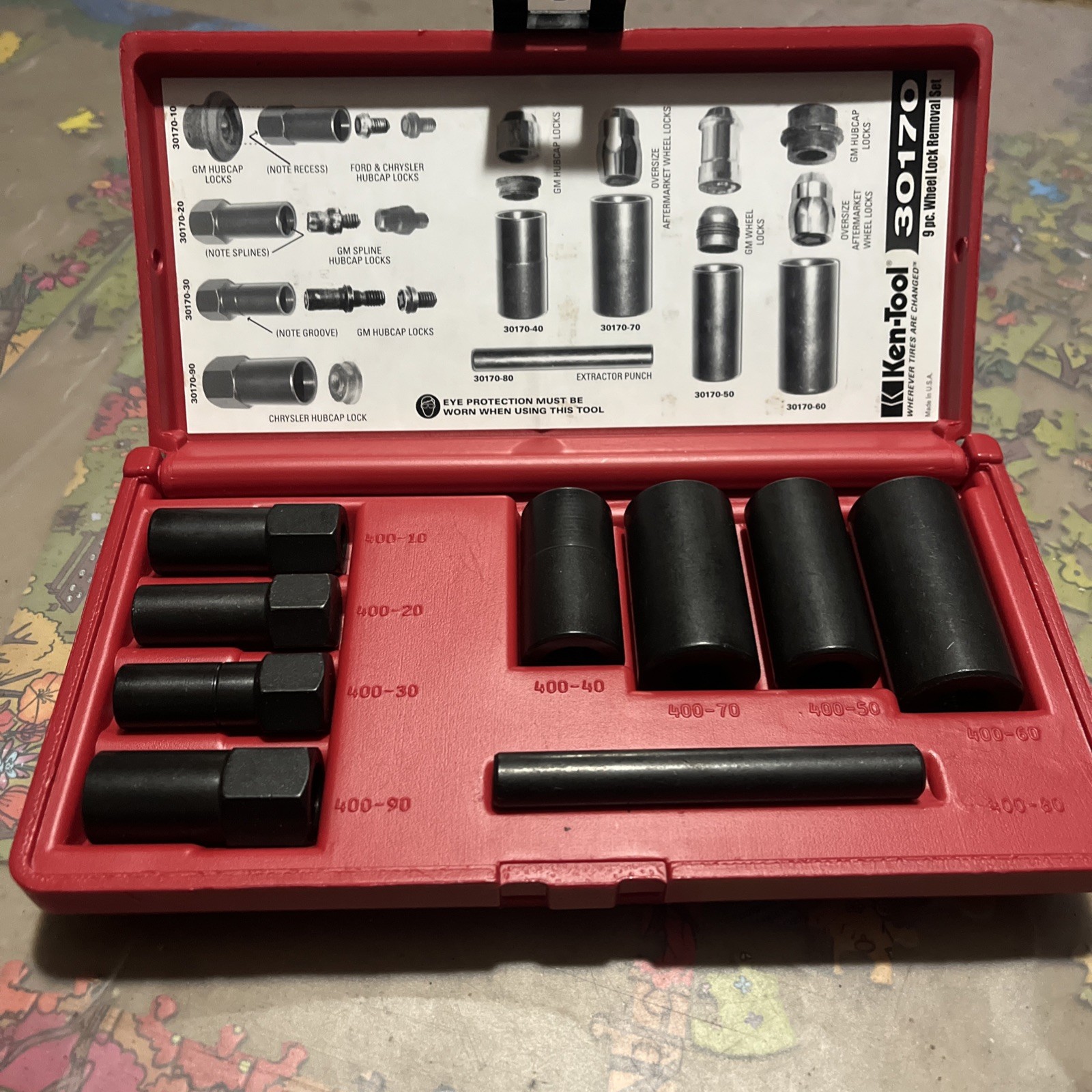 Ken Tool 30170 – Lock Removal Kit Hubcap and Wheel