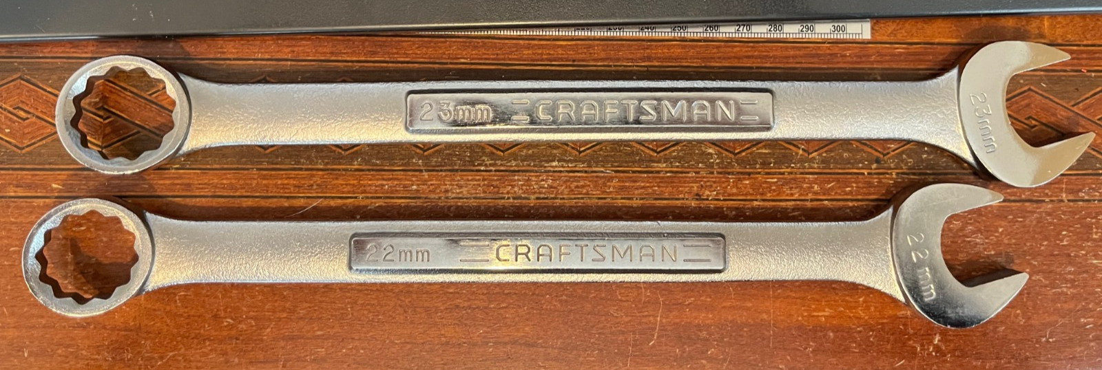 Craftsman Tools USA 5pc VA 20mm-24mm Large Metric (Rare) Combination Wrench Set