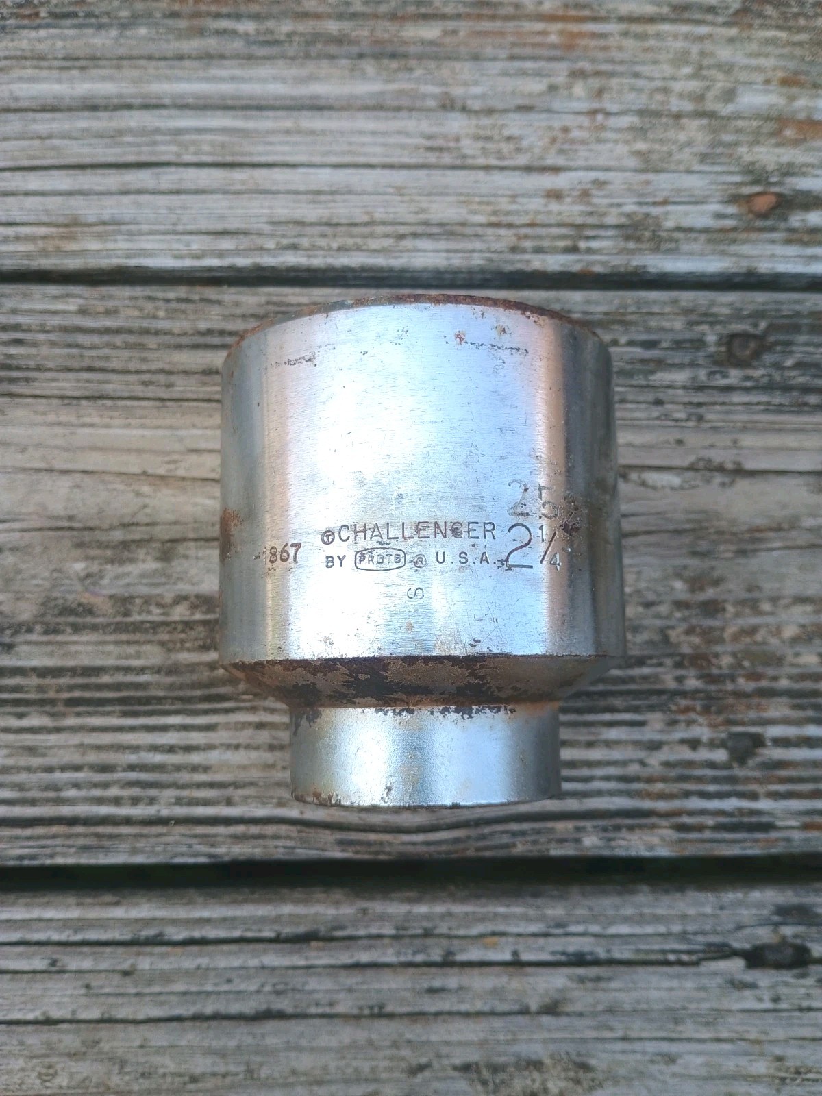 Challenger by Proto 2-1/4″ 12 Point Socket 3/4″ Drive 1867 USA