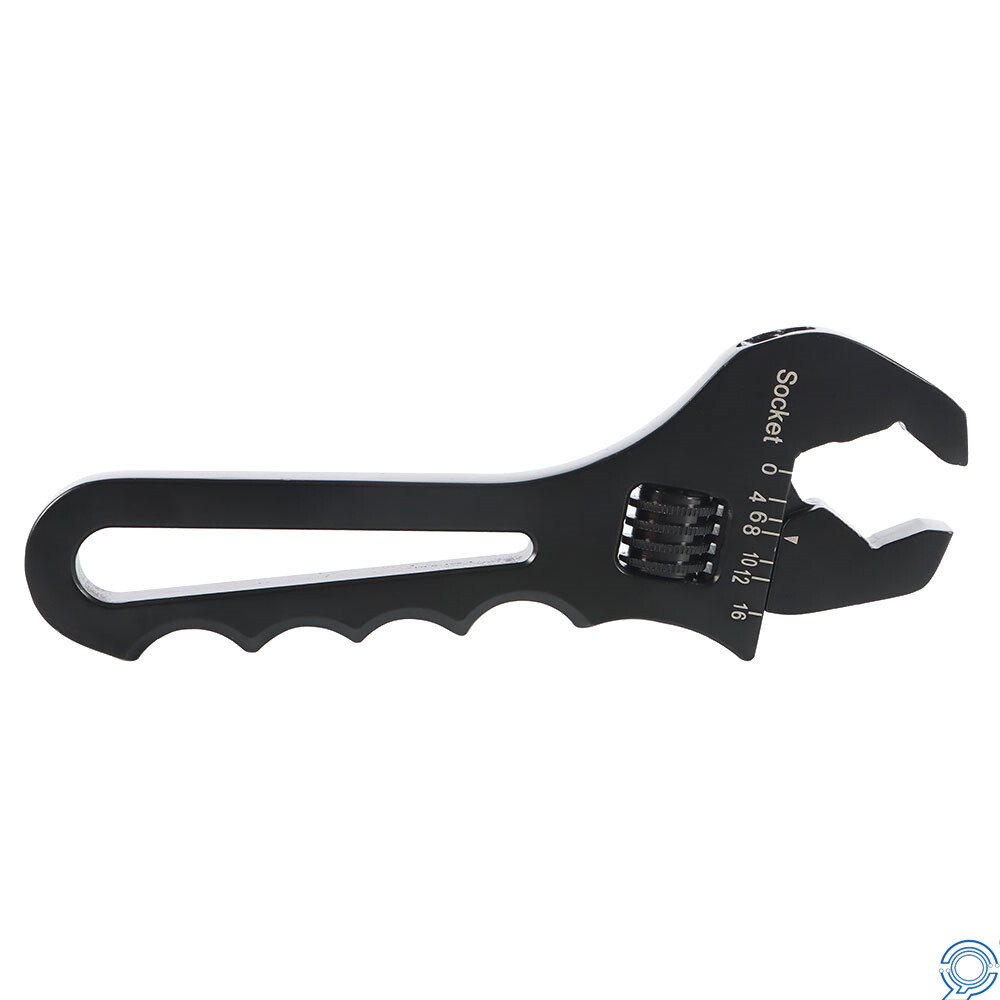 3AN-16AN Adjustable Wrench Black Aluminum Tool Spanner for Hose End Fitting