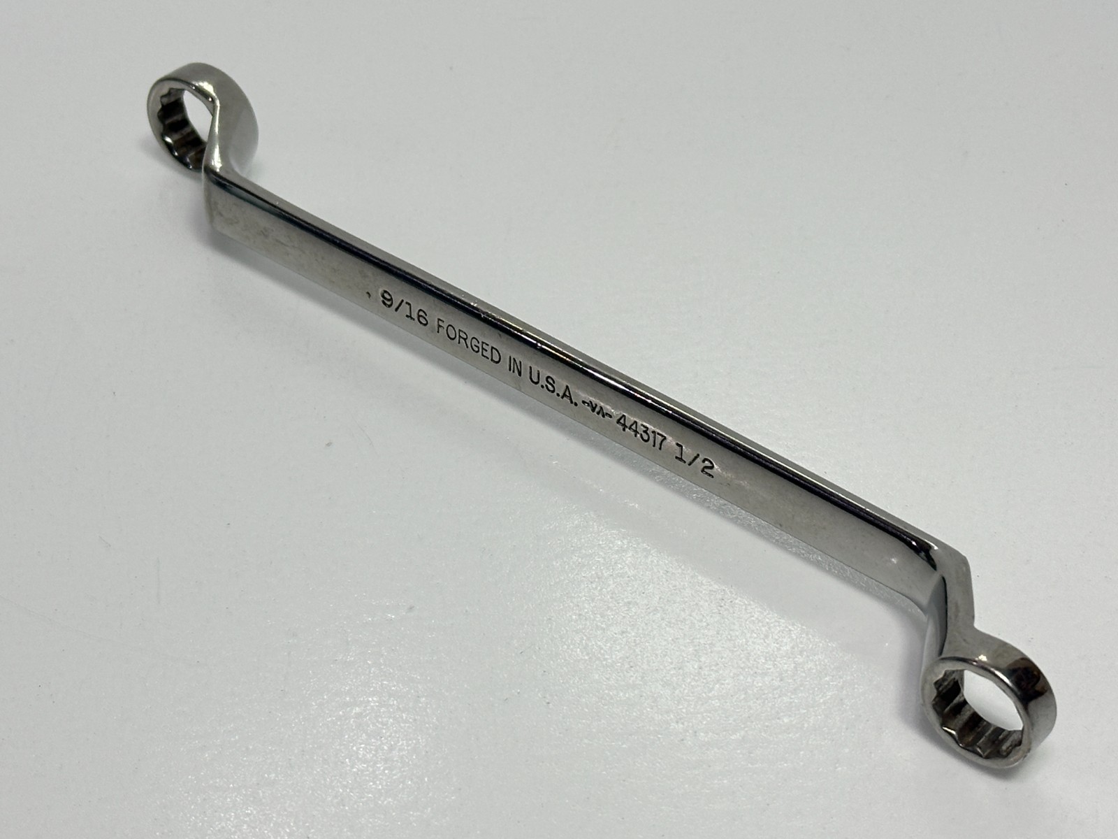 Craftsman Tools USA VA 44317 1/2” X 9/16” 12-Point Deep Offset Box End Wrench