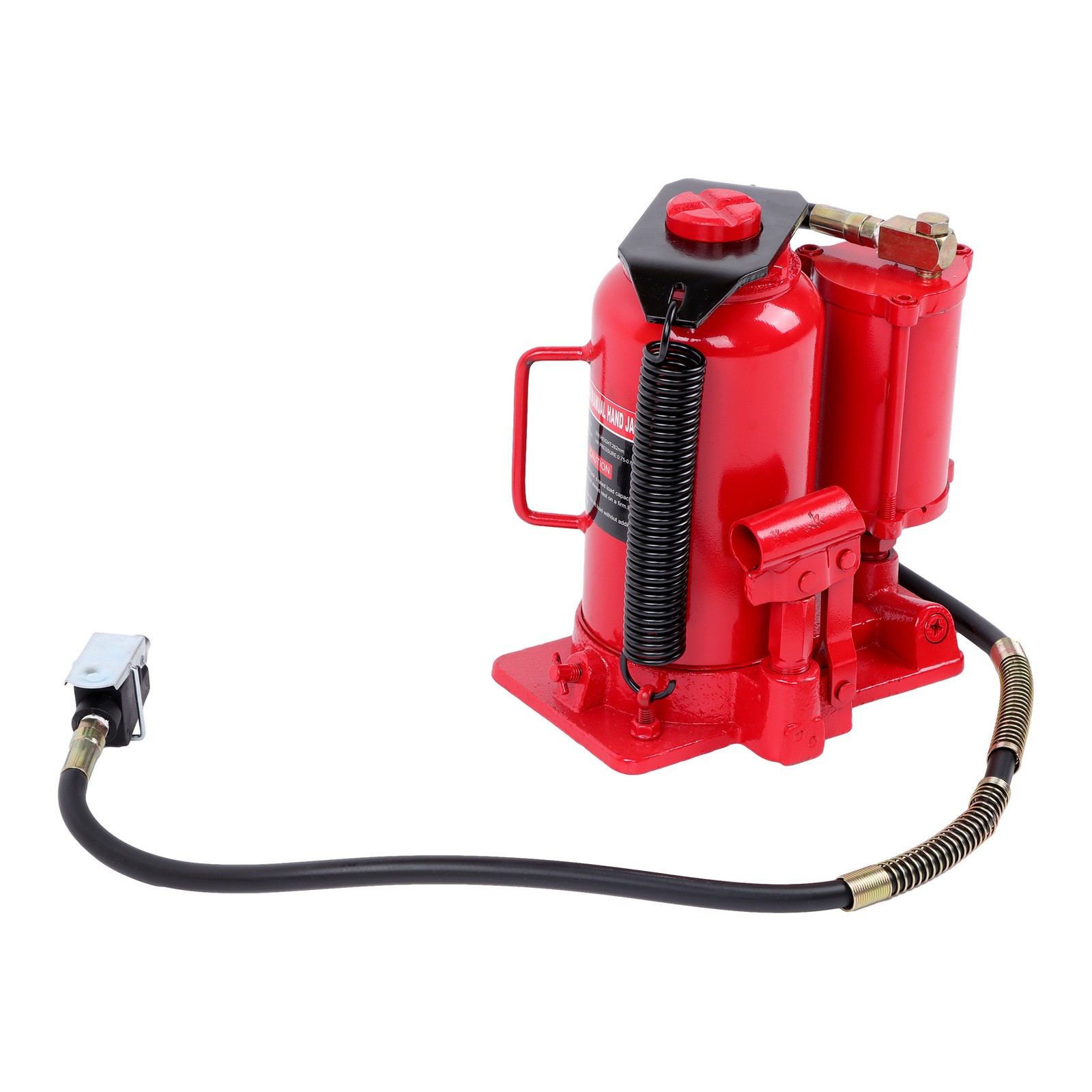Labwork 20 Ton 40,000lbs Air Hydraulic Bottle Jack Truck RV Repair w/Manual Hand