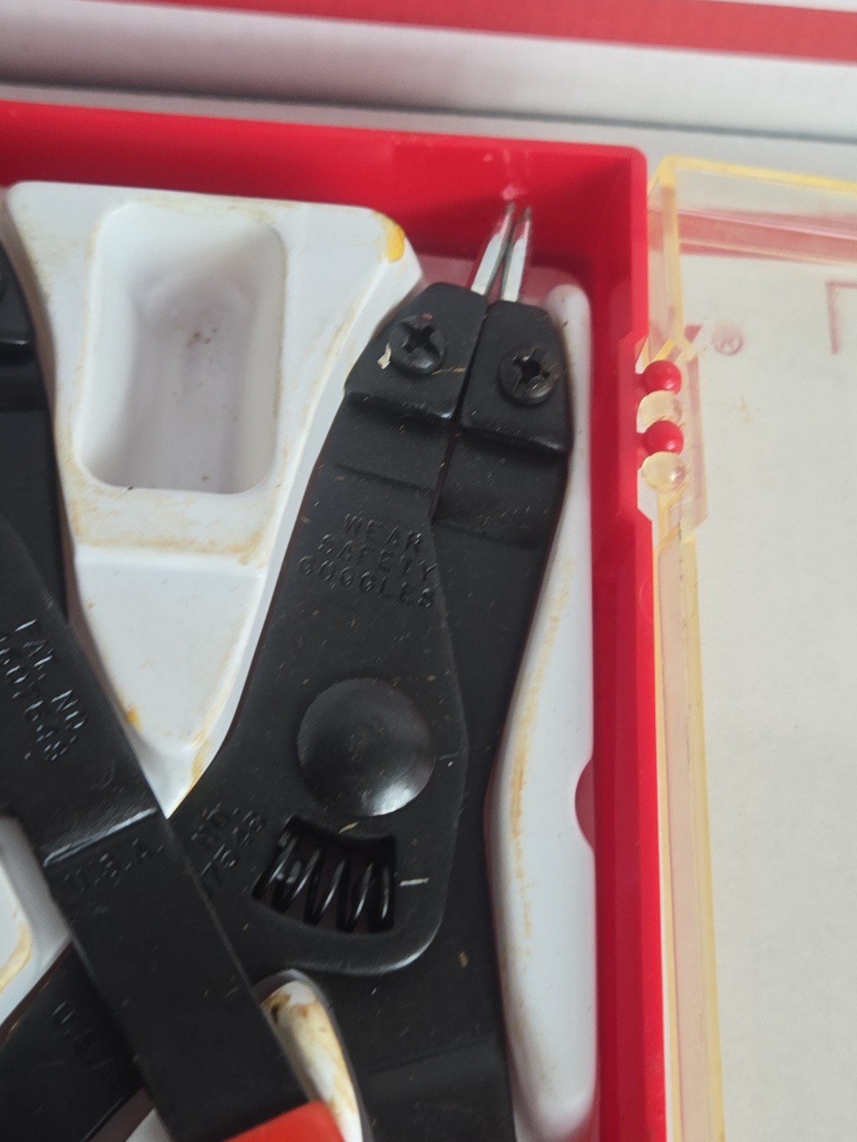 Proto Tools No.380 Retaining Ring Pliers Set Internal & External Made in USA
