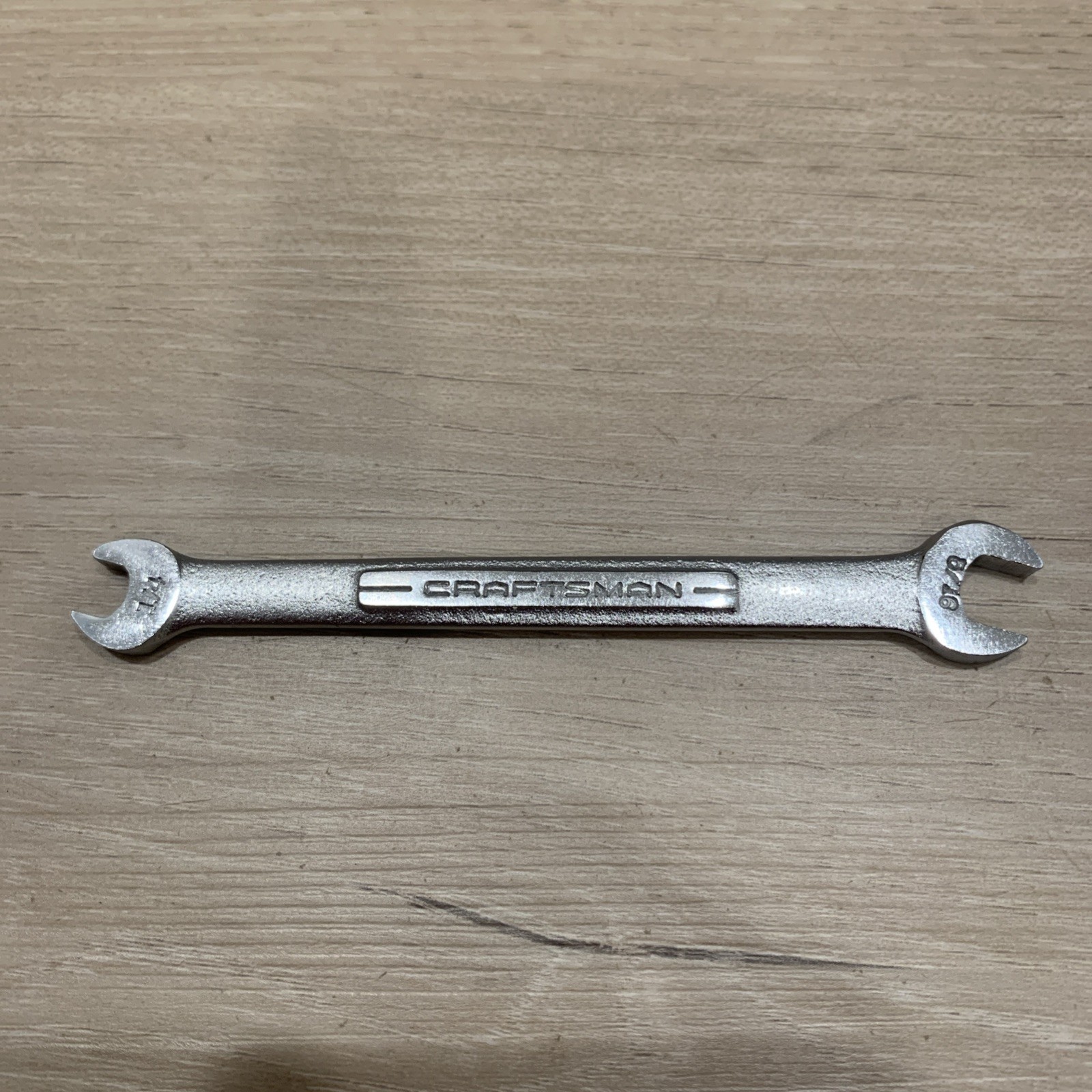 Vintage Craftsman -V- Series USA Forged Open End Wrench 1/4” x 5/16” Mint