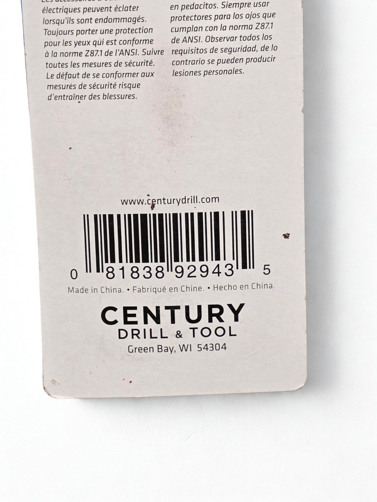 Thread Restoring File Metric 0.8–3.0 Pitch Bolt Repair Tool Century #92943 NEW