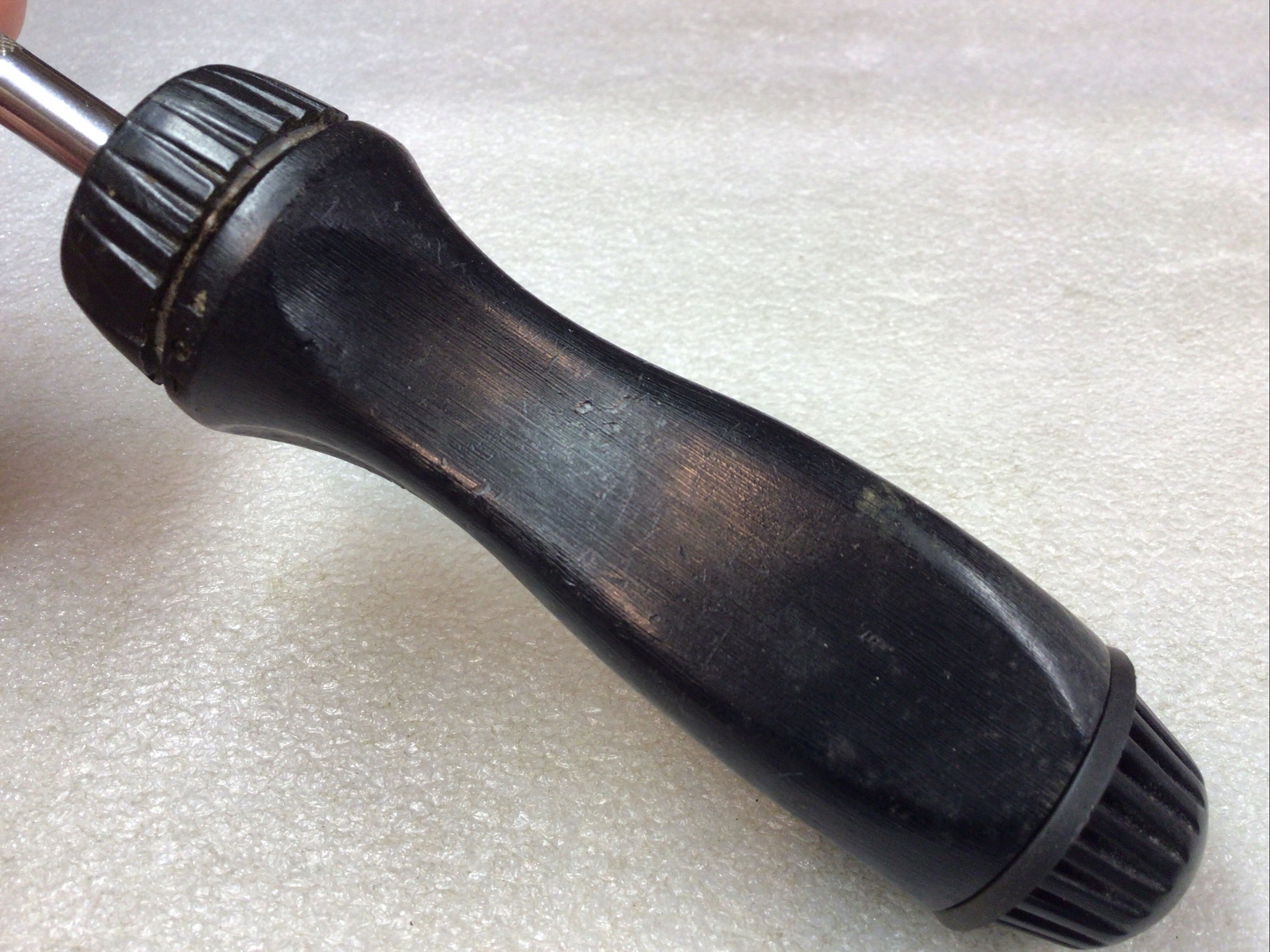 Snap On TMR4 – 1/4″ Square Drive, Ratcheting, 9” Black Hard Handled Driver-USA