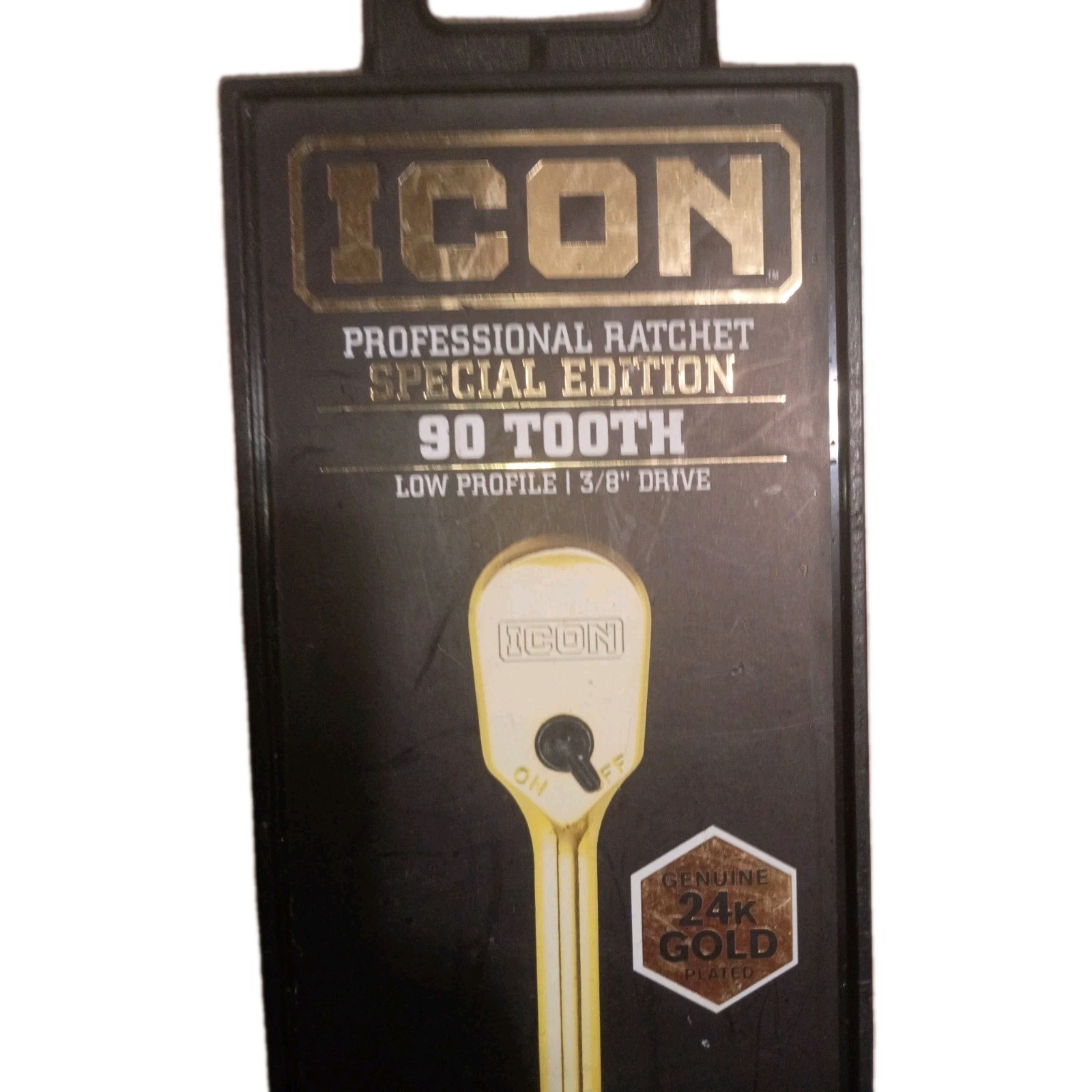 ICON 3/8” 24K Gold Plated Professional Ratchet Socket Wrench