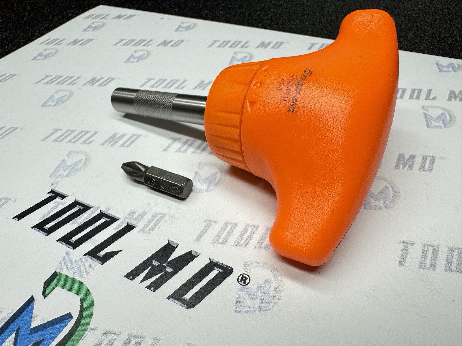 Snap-on Tools USA NEW ORANGE T-Handle Ratcheting STUBBY Screwdriver SSDMRT1