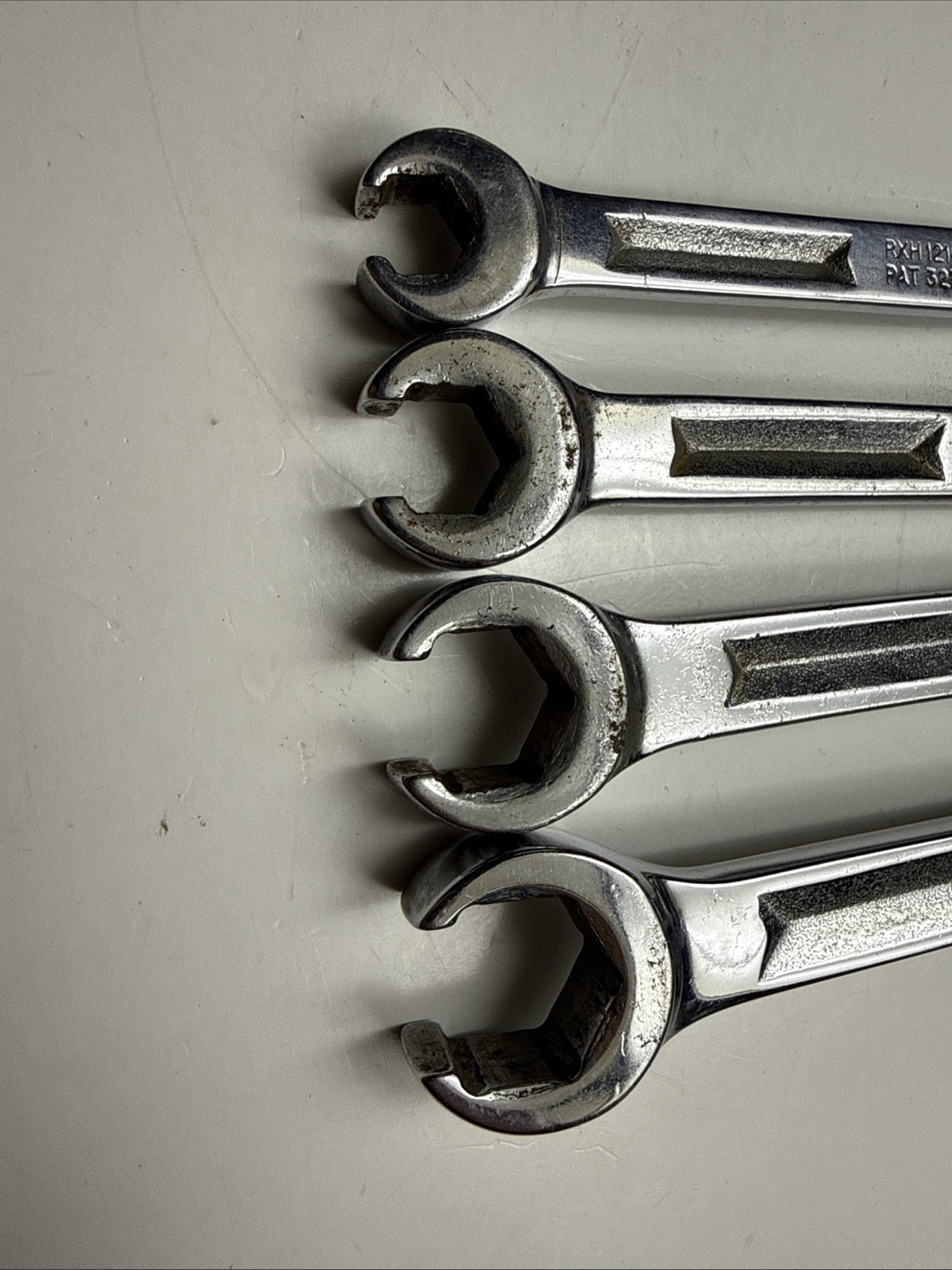 SNAP-ON 6PT DOUBLE FLARE END WRENCH SET 3/8 7/16 1/2 9/16 5/8 11/16 3/4 13/16