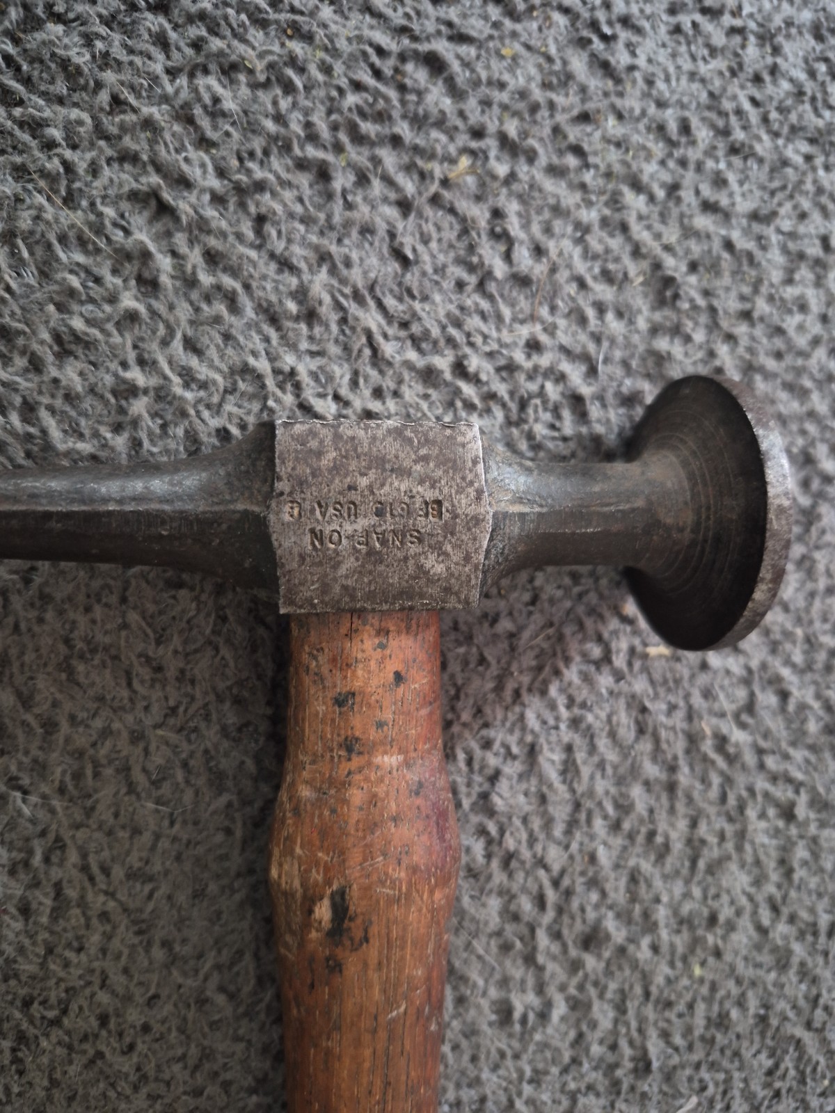 🇺🇸 Snap On Tools Sheet Metal Forming Cross Wide Nose Peen Auto Body Hammer(A)